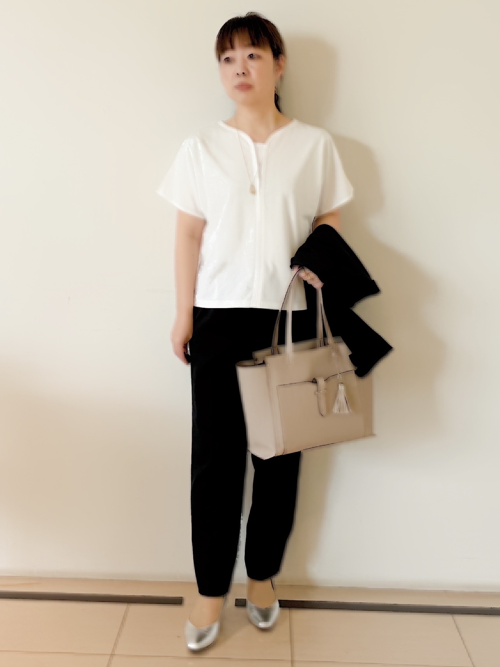 ひーさんの「Reflect｜【SS-4Lサイズ／UVカット／接触冷感】匠ジャケット／ロングテーラード」を使ったコーディネート