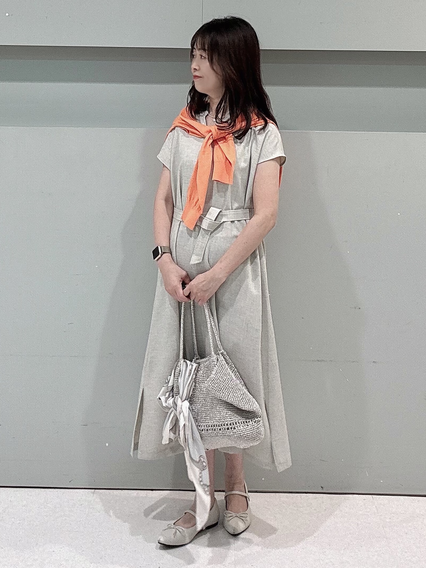 makiさんの「UNTITLED｜【9色展開/アンサンブル可】コットンクルーネックカーディガン」を使ったコーディネート