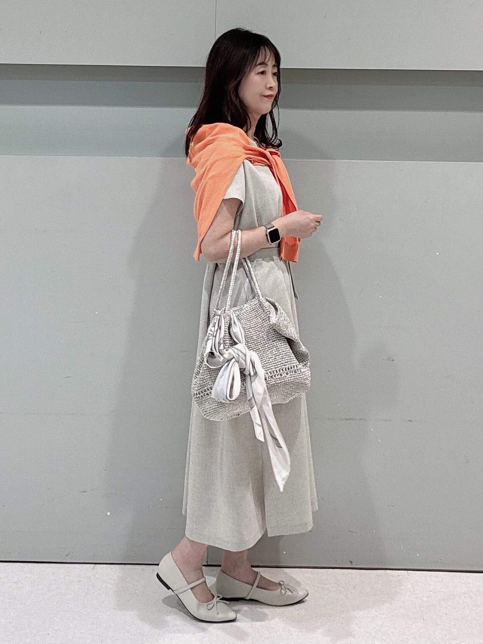 makiさんの「UNTITLED｜【9色展開/アンサンブル可】コットンクルーネックカーディガン」を使ったコーディネート