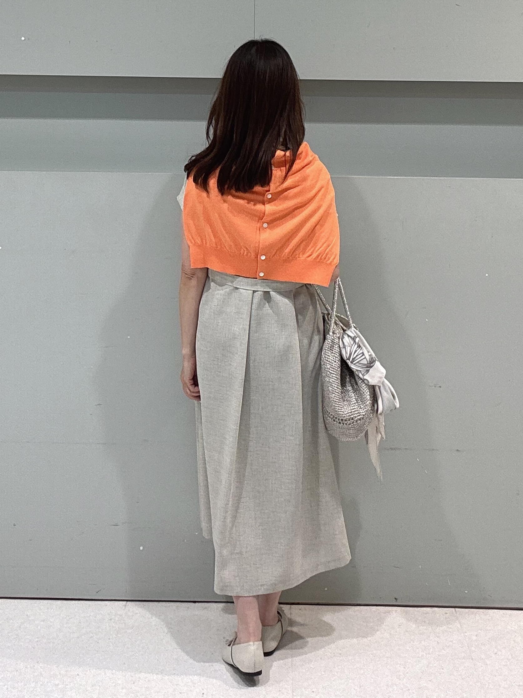 makiさんの「UNTITLED｜【9色展開/アンサンブル可】コットンクルーネックカーディガン」を使ったコーディネート