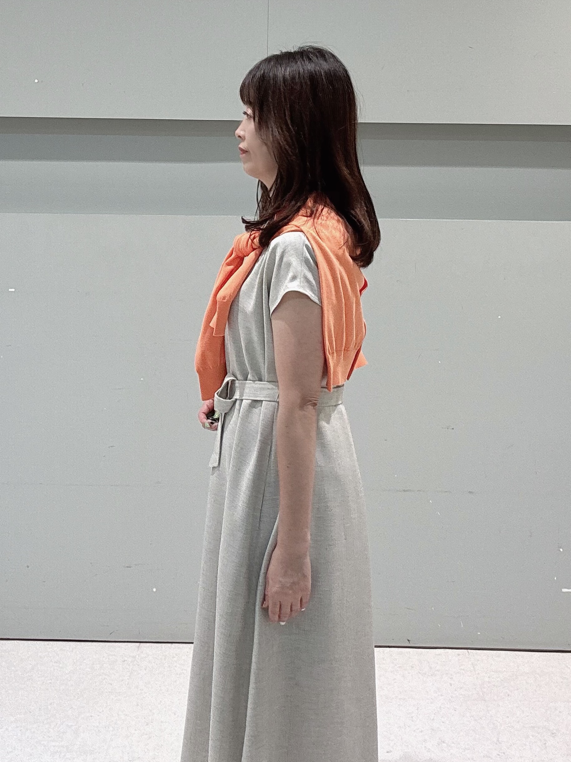 makiさんの「UNTITLED｜【9色展開/アンサンブル可】コットンクルーネックカーディガン」を使ったコーディネート