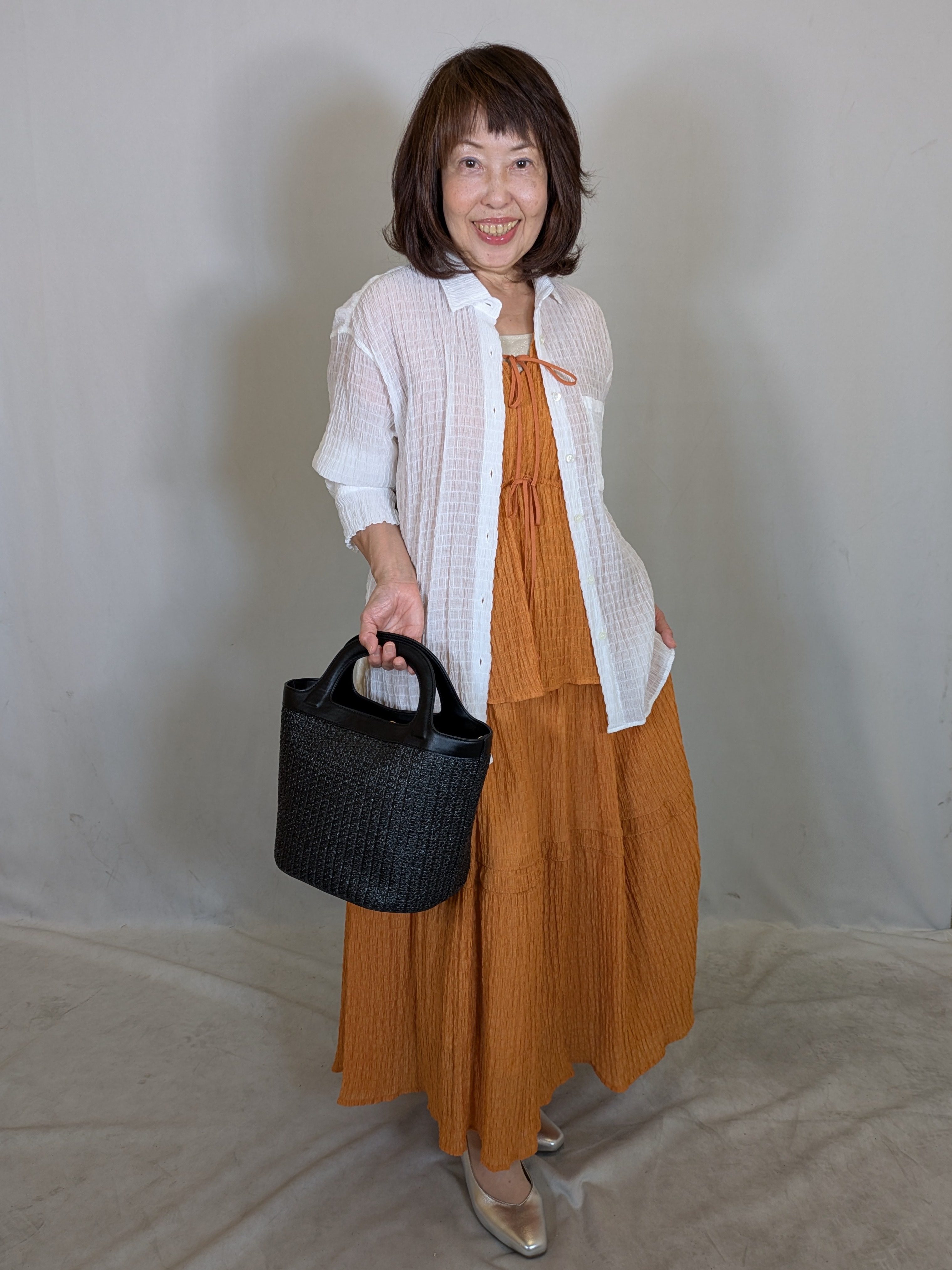 k.kazunoさんの「Reflect｜【セットアップ可】ティアードデザインブブラウス」を使ったコーディネート