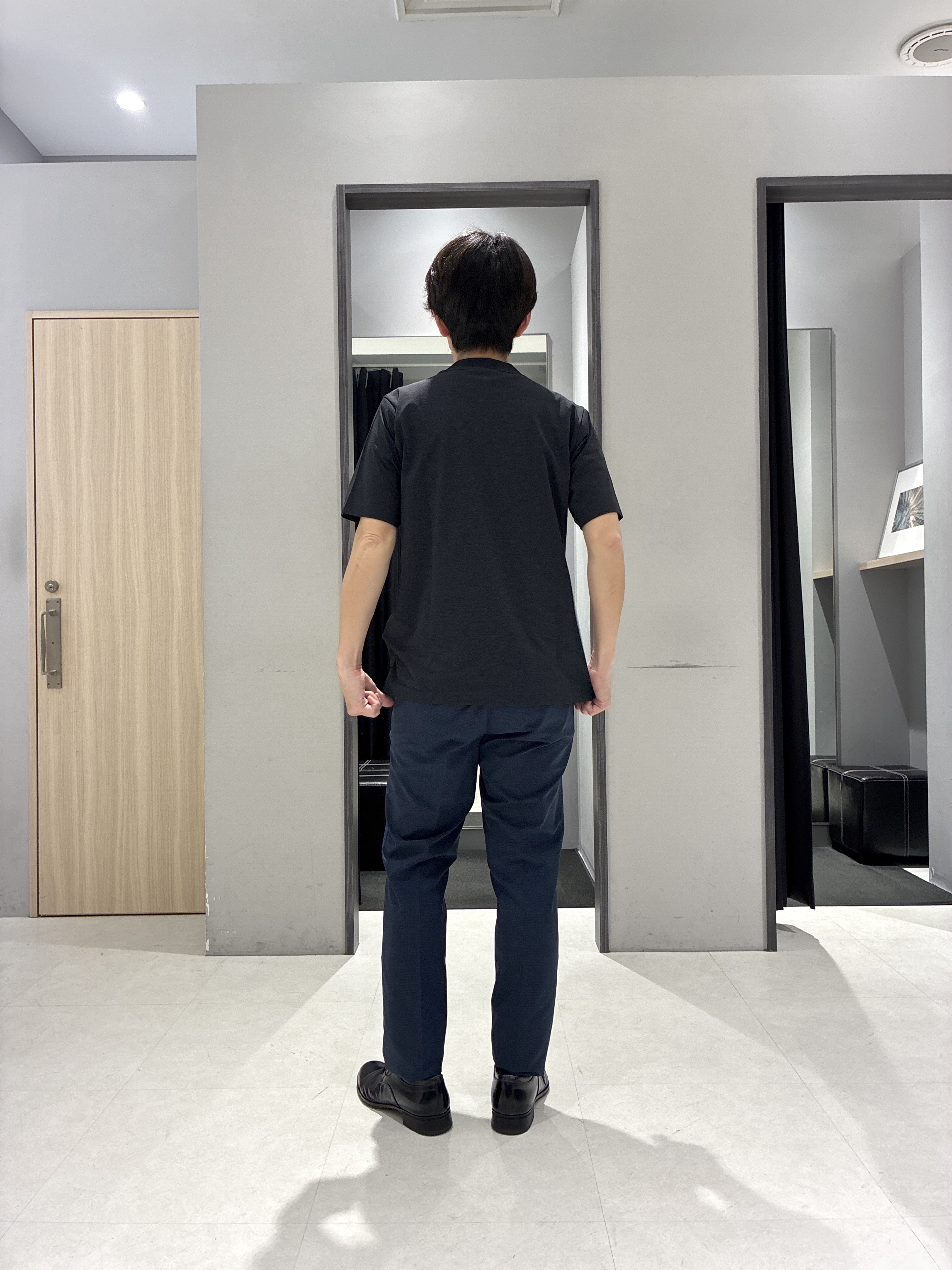 わいずみさんの「TAKEO KIKUCHI｜【抗菌防臭】COOL DOTS（R）ドビープリント ジャケット」を使ったコーディネート