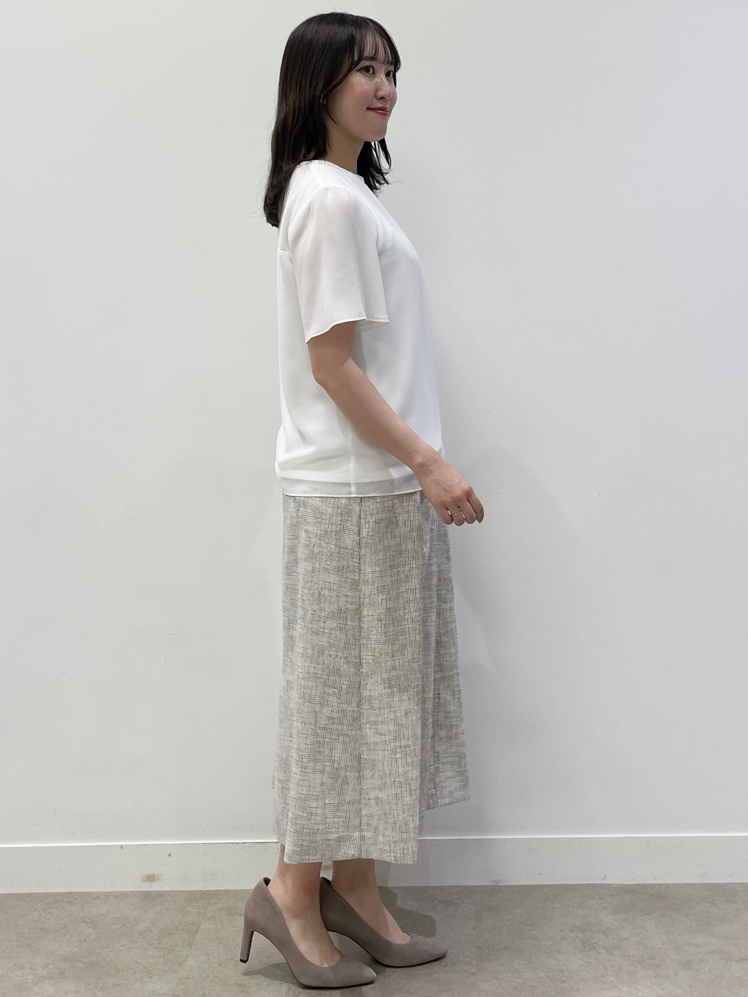 yukariさんの「Reflect｜七分袖ニットカーディガン」を使ったコーディネート