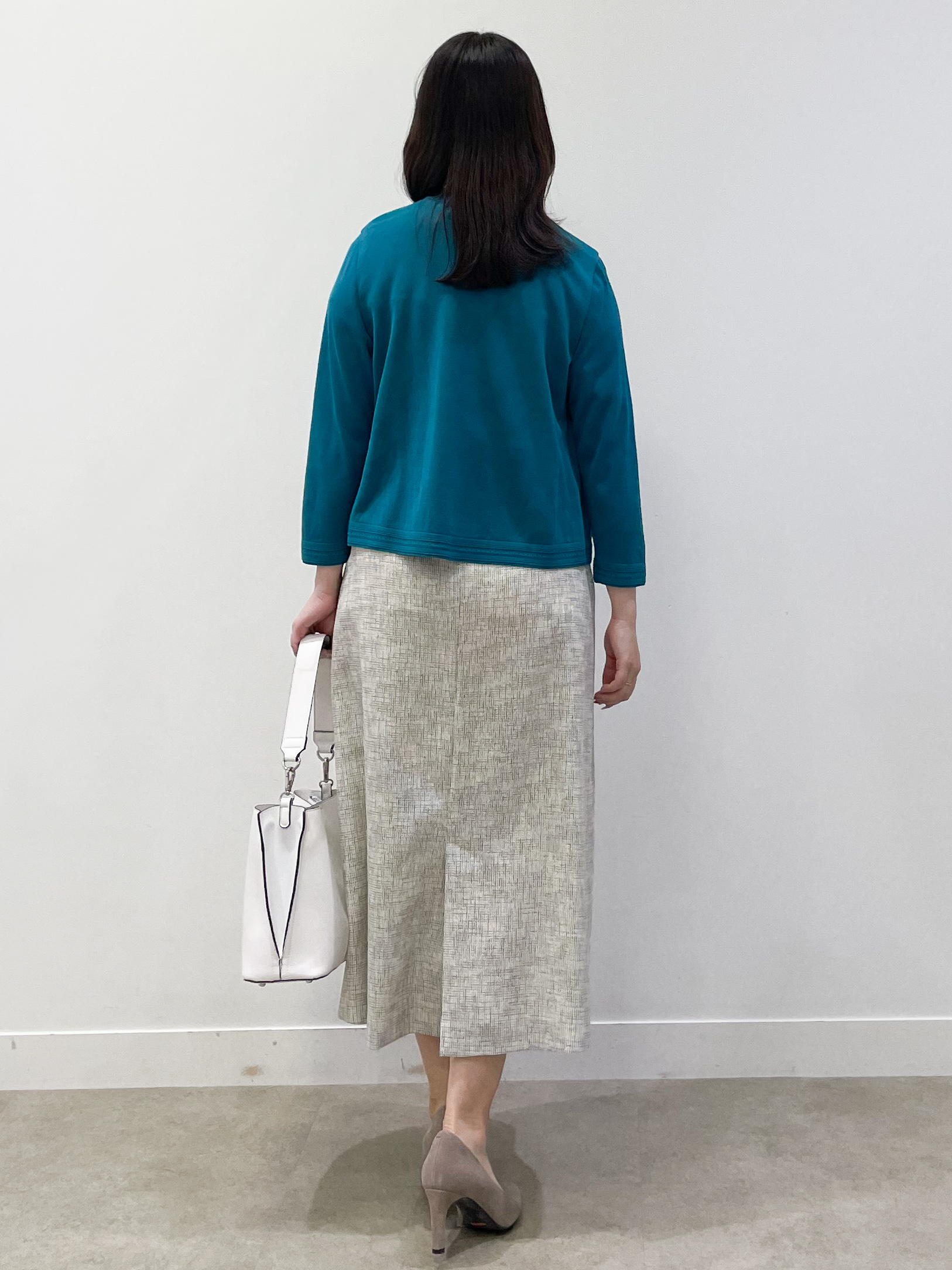 yukariさんの「Reflect｜七分袖ニットカーディガン」を使ったコーディネート