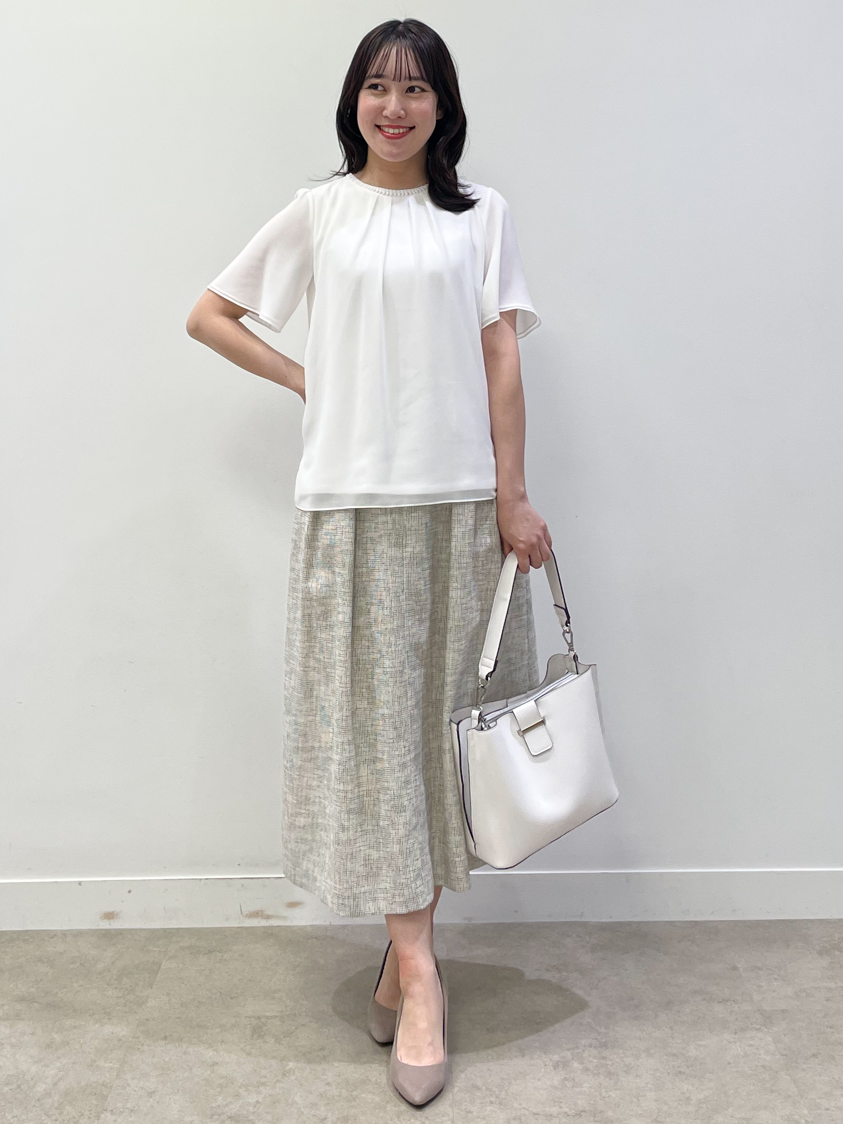yukariさんの「Reflect｜七分袖ニットカーディガン」を使ったコーディネート