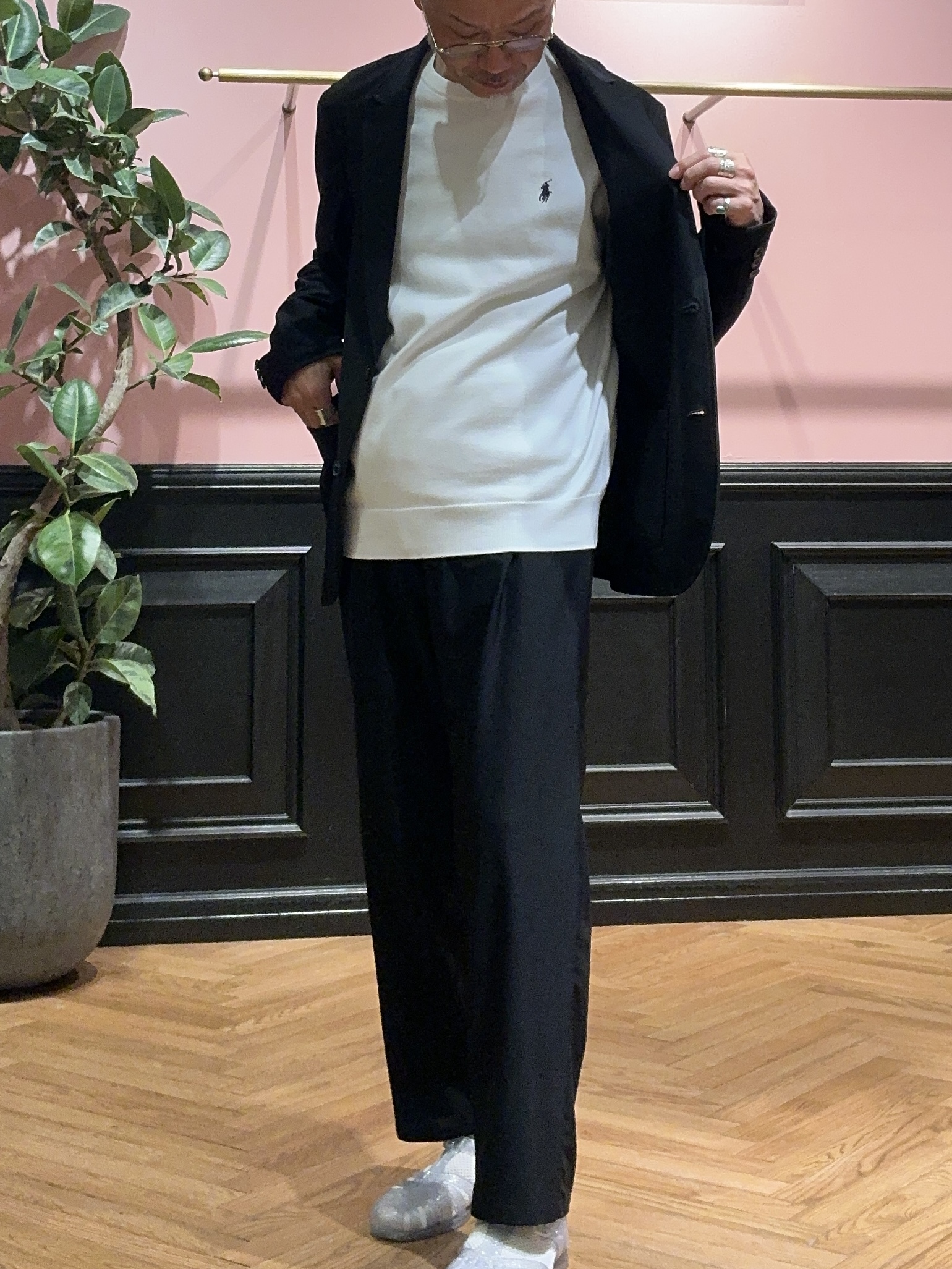 torigoeさんの「DRESSTERIOR｜【セットアップ可/接触冷感/UVカット/ウォッシャブル】AIRTOOL クールストレッチジャケット」を使ったコーディネート