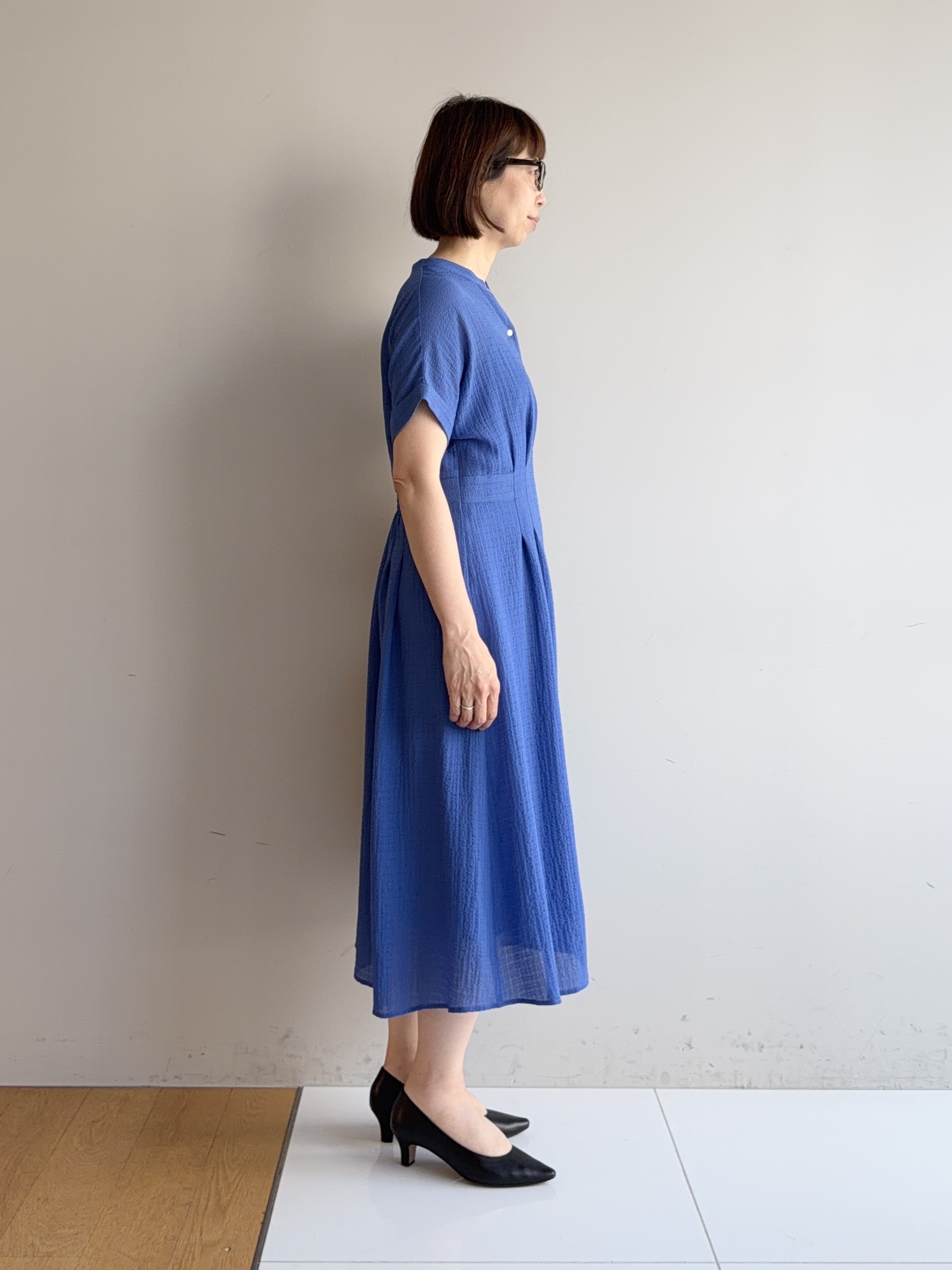 murayamaさんの「INDIVI｜【着る日傘】ハーフスリーブダブルジャケット」を使ったコーディネート