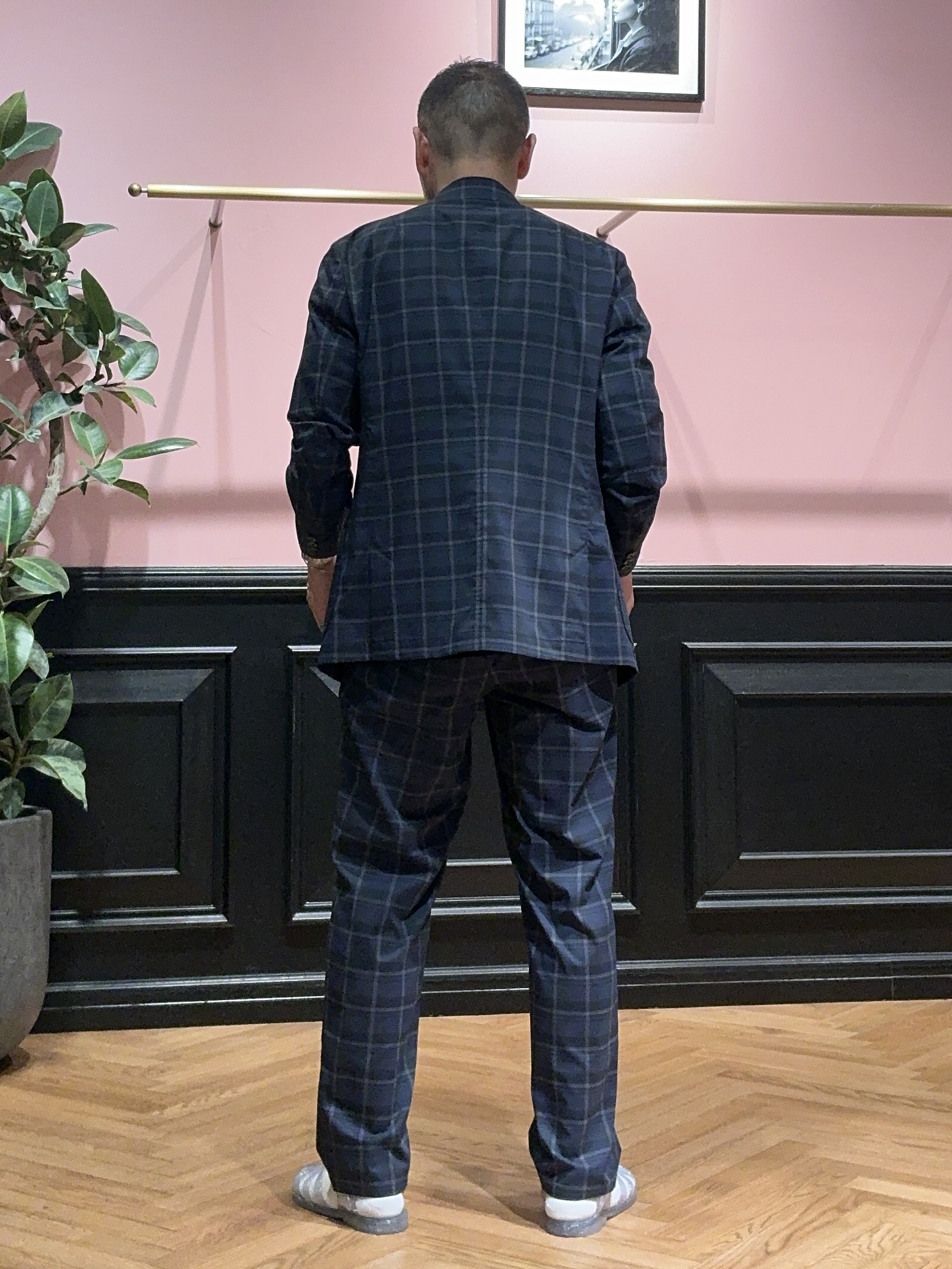 torigoeさんの「DRESSTERIOR｜【セットアップ可/ウォッシャブル/高通気性】DotAir チェックジャケット」を使ったコーディネート