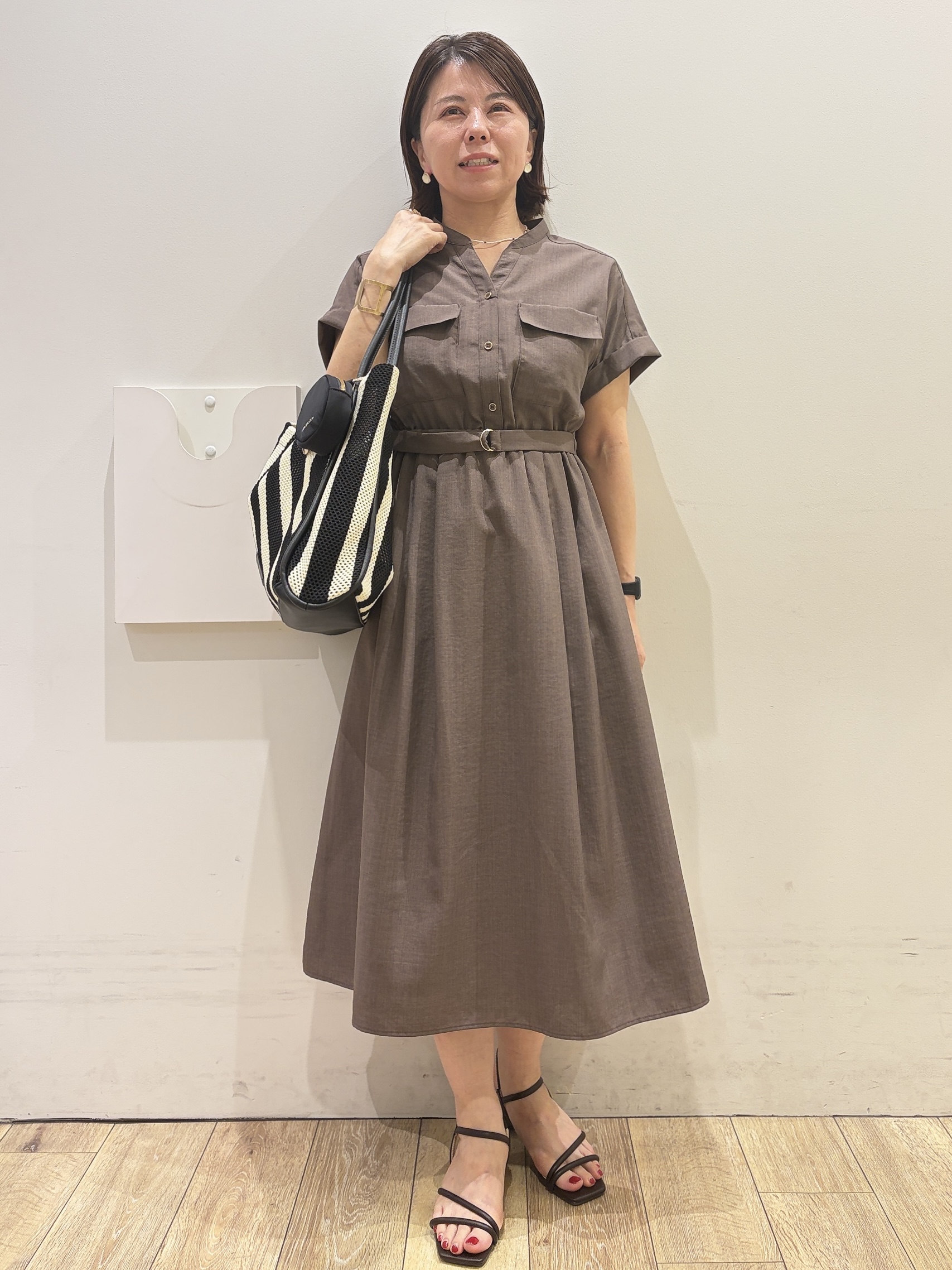 YUKOさんの「index｜【接触冷感】ビジューボタンカーディガン《抗ピリング／洗濯機OK》」を使ったコーディネート