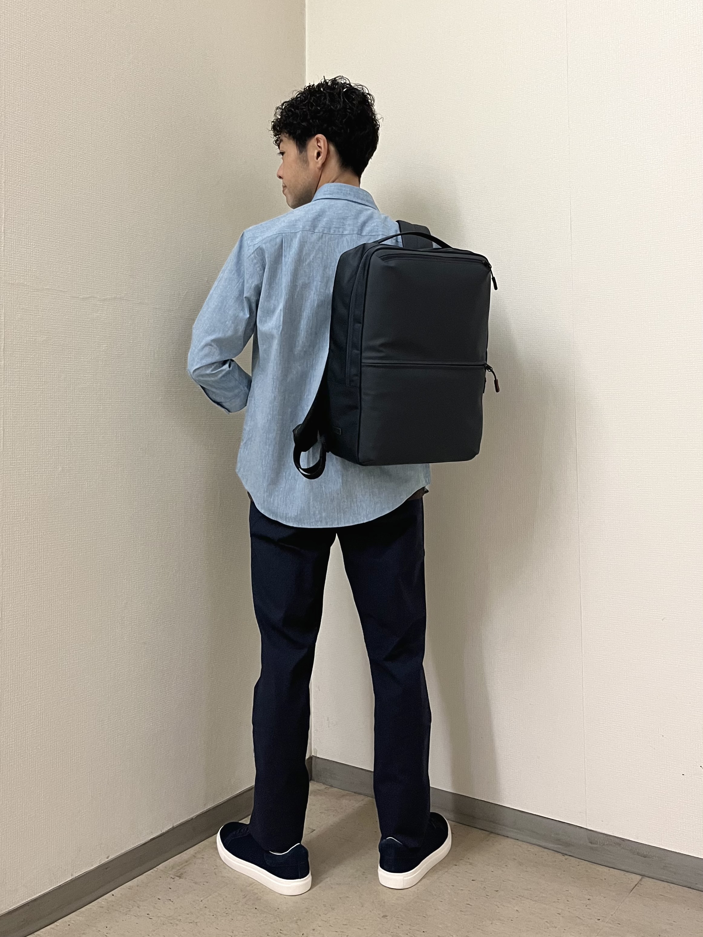 URAさんの「TAKEO KIKUCHI｜【接触冷感】ハイブリッド リネン 七分袖シャツ」を使ったコーディネート