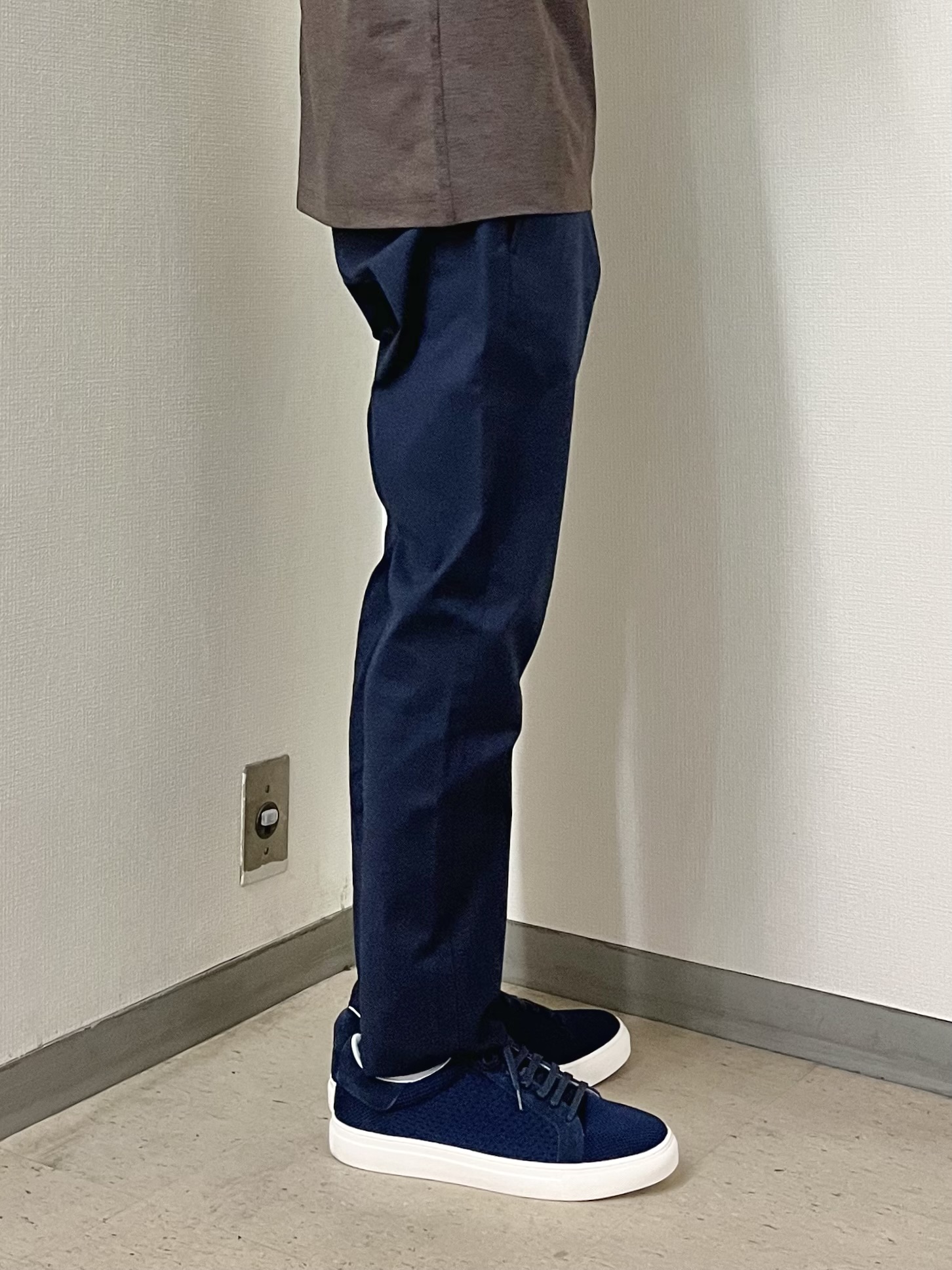 URAさんの「TAKEO KIKUCHI｜【接触冷感】ハイブリッド リネン 七分袖シャツ」を使ったコーディネート