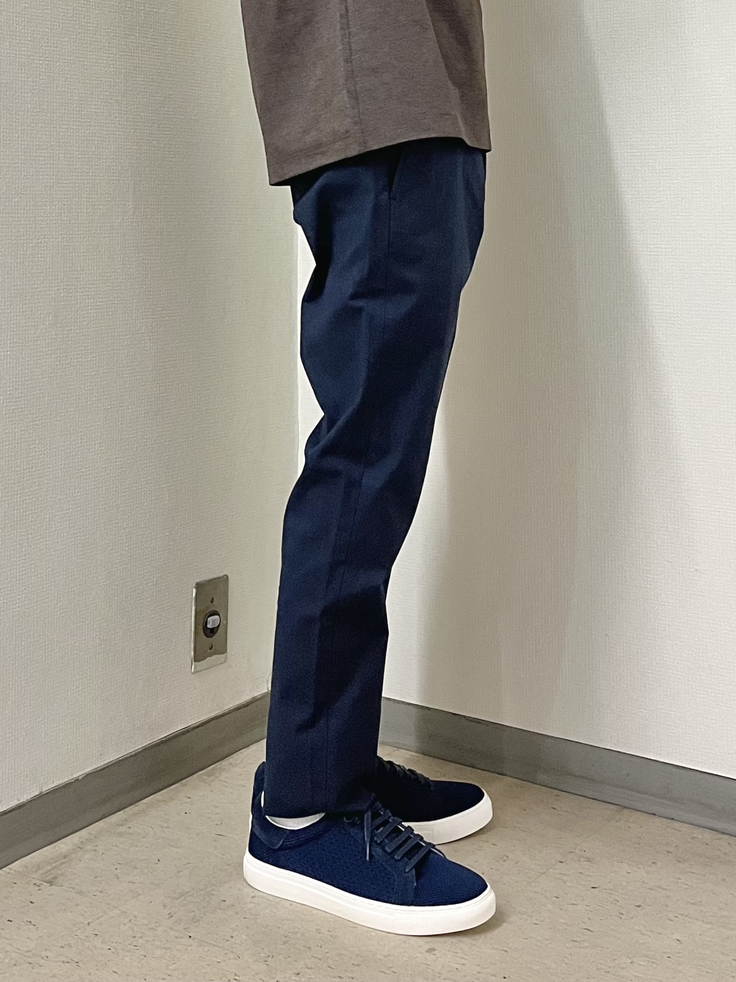 URAさんの「TAKEO KIKUCHI｜【接触冷感】ハイブリッド リネン 七分袖シャツ」を使ったコーディネート