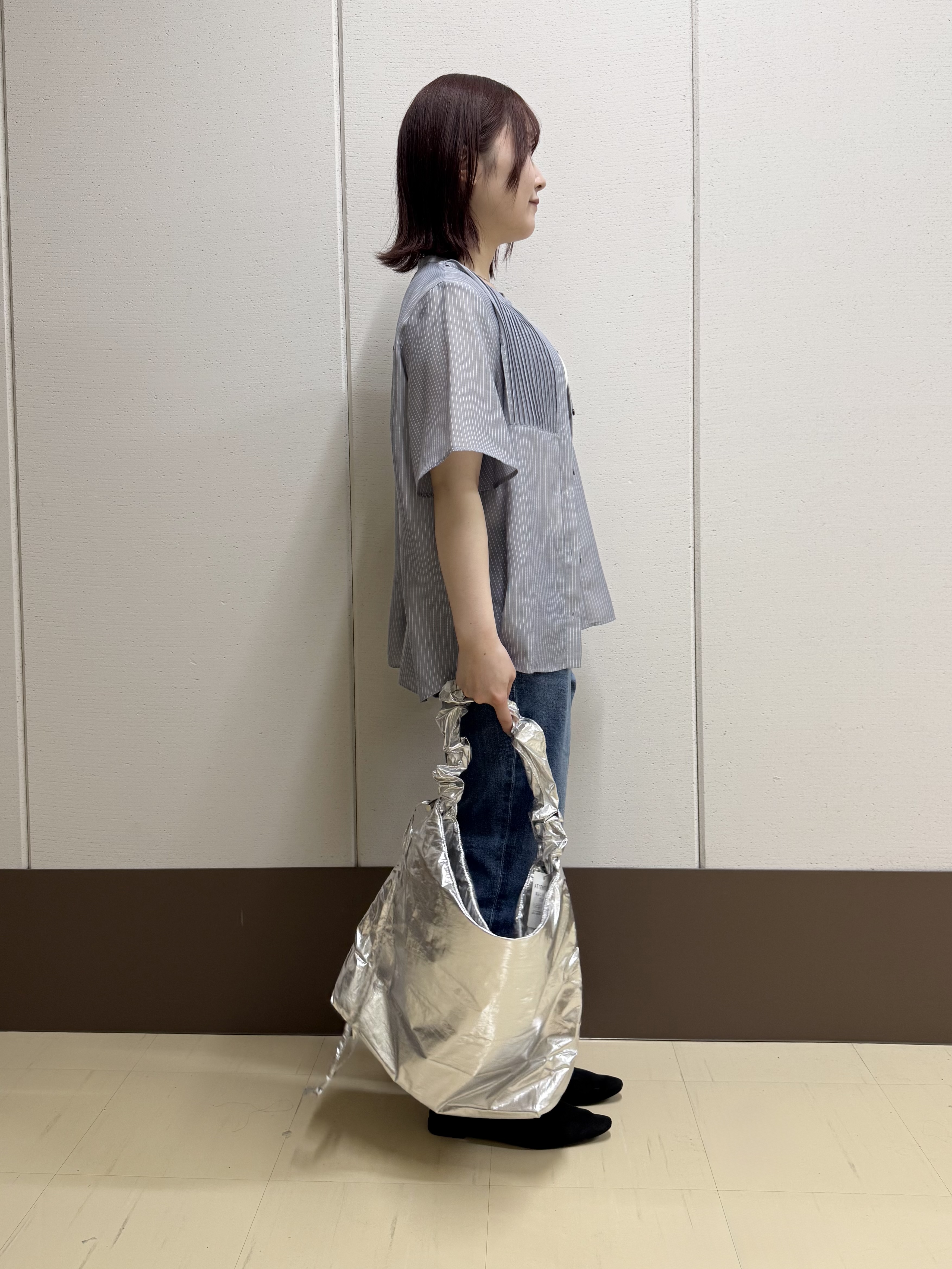 Rikoさんの「INDIVI｜【洗える／前後2WAY】インナータンクトップ」を使ったコーディネート