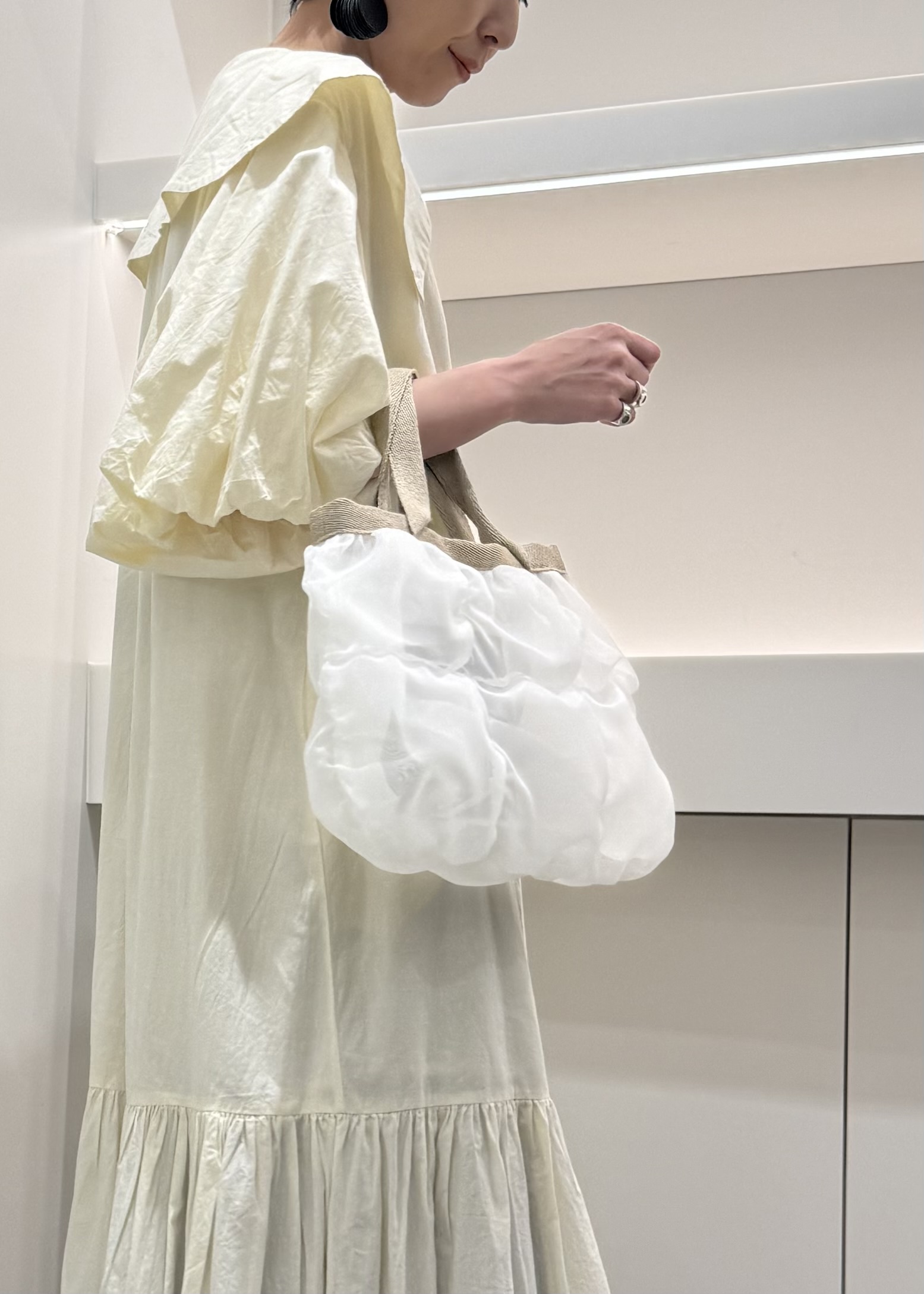 Kさんの「HIROKO HAYASHI｜FABRE（ファーブル）ハンドバッグ」を使ったコーディネート