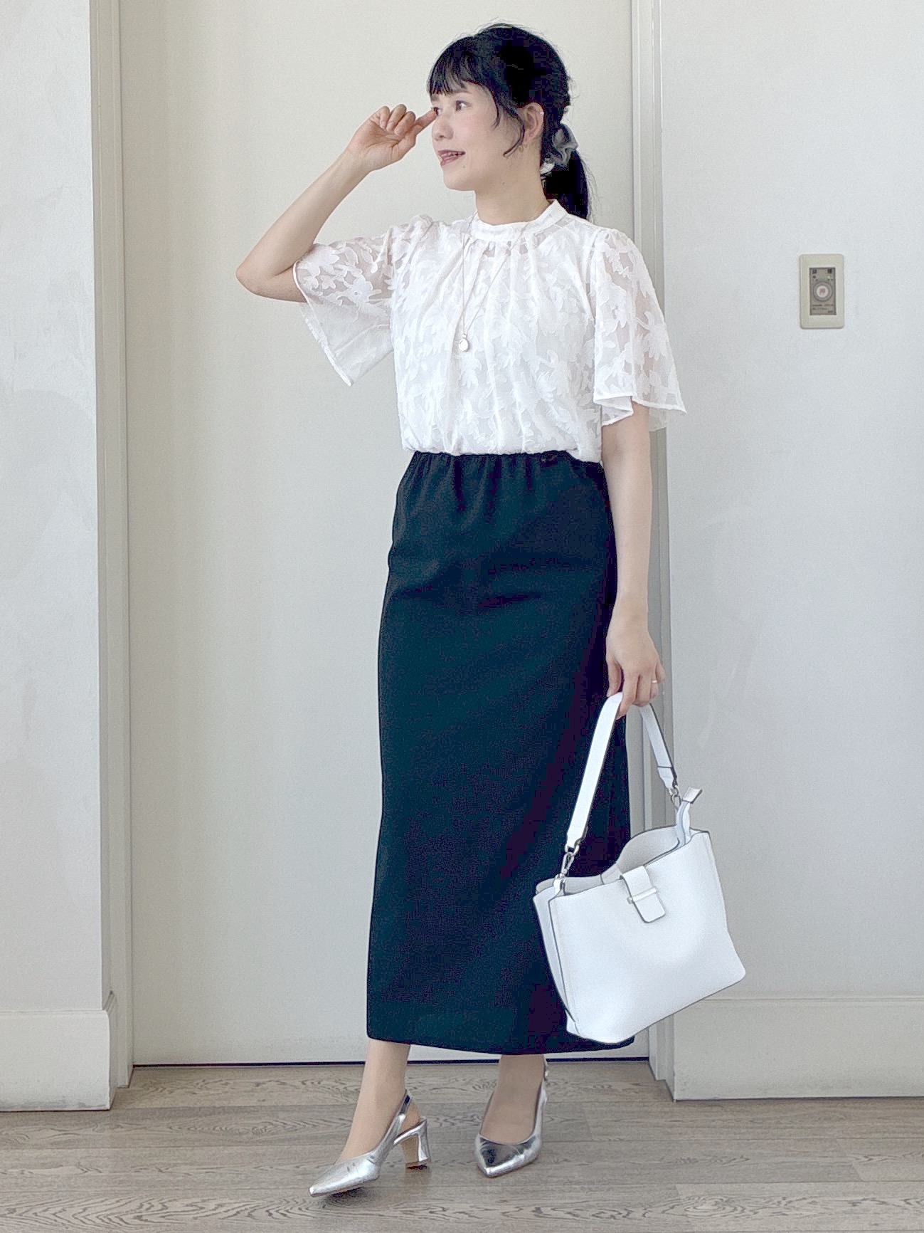  beni_gingerさんの「Reflect｜【単品使い◎】ジャケット＋ナロースカートセット」を使ったコーディネート
