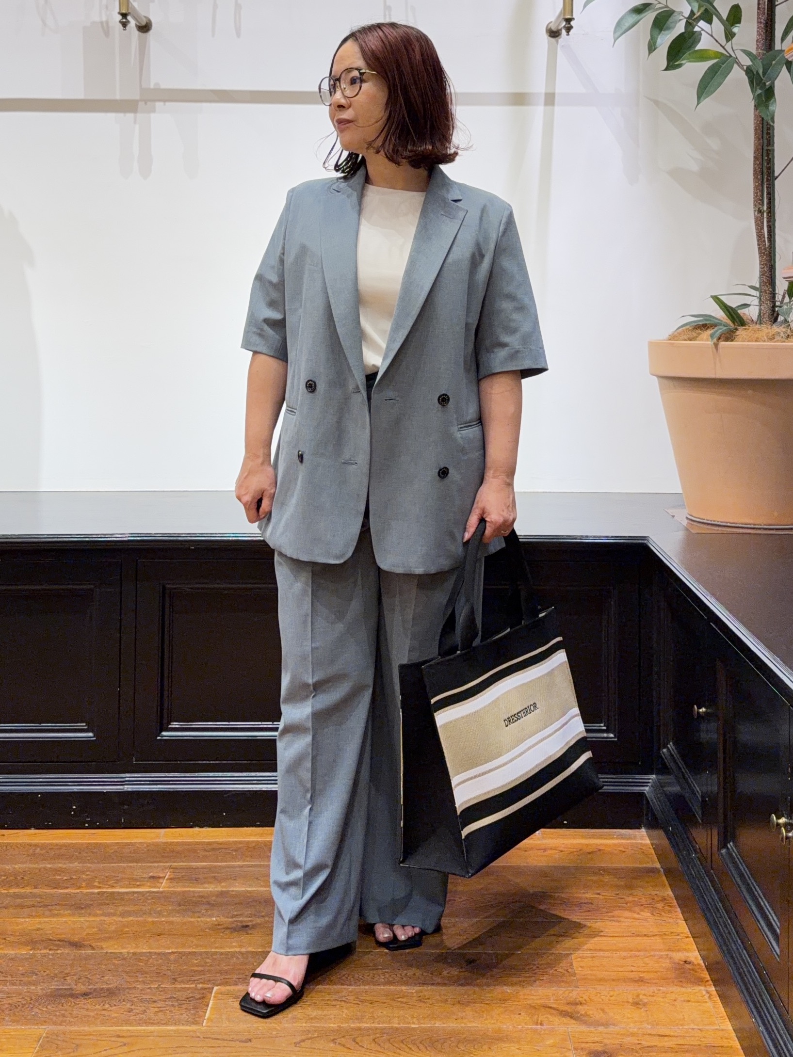 Asamiさんの「DRESSTERIOR｜【otonaMUSE5月号掲載/セットアップ可】ウォッシャブルイージーサマージャケット」を使ったコーディネート