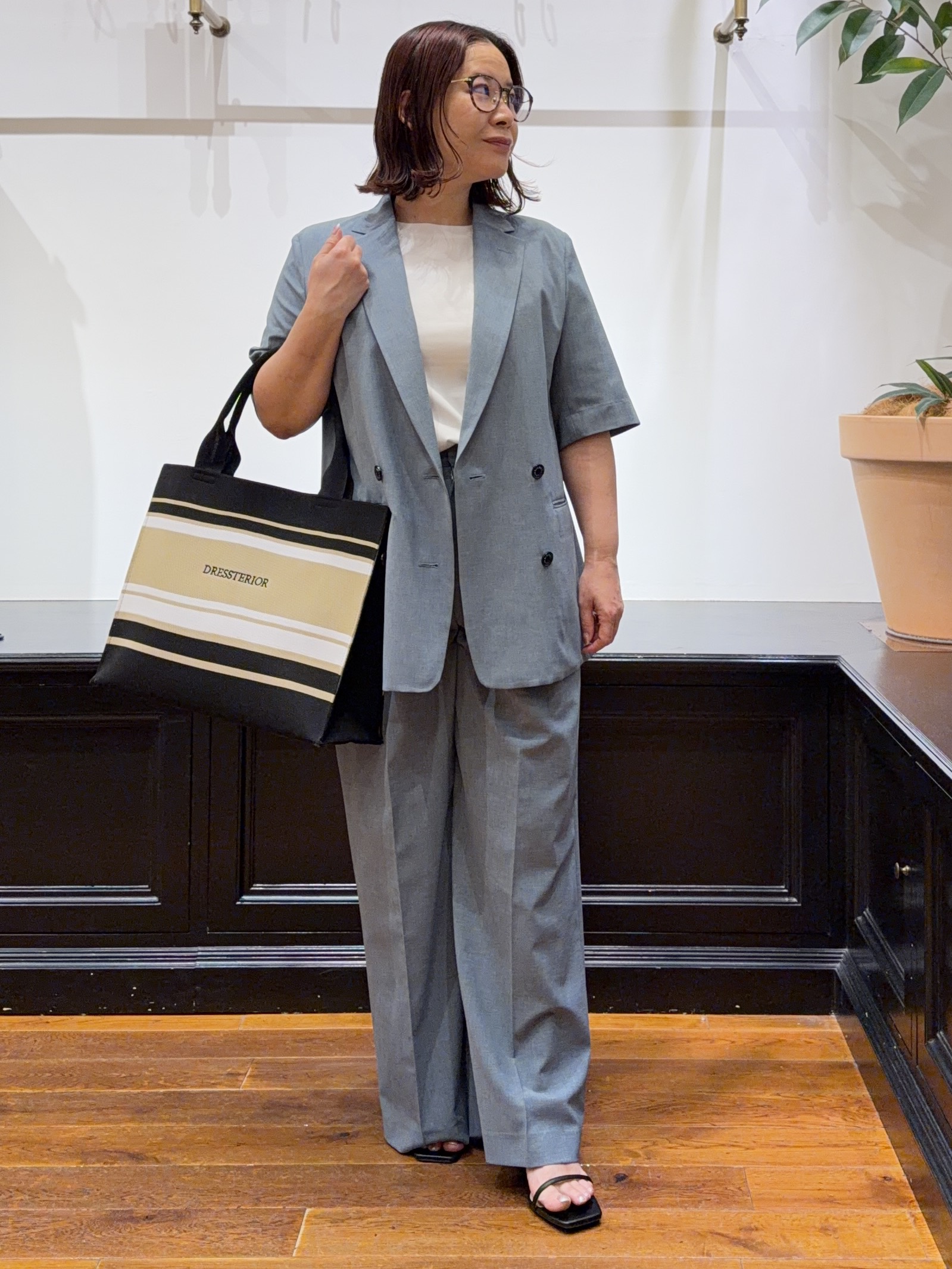Asamiさんの「DRESSTERIOR｜【otonaMUSE5月号掲載/セットアップ可】ウォッシャブルイージーサマージャケット」を使ったコーディネート