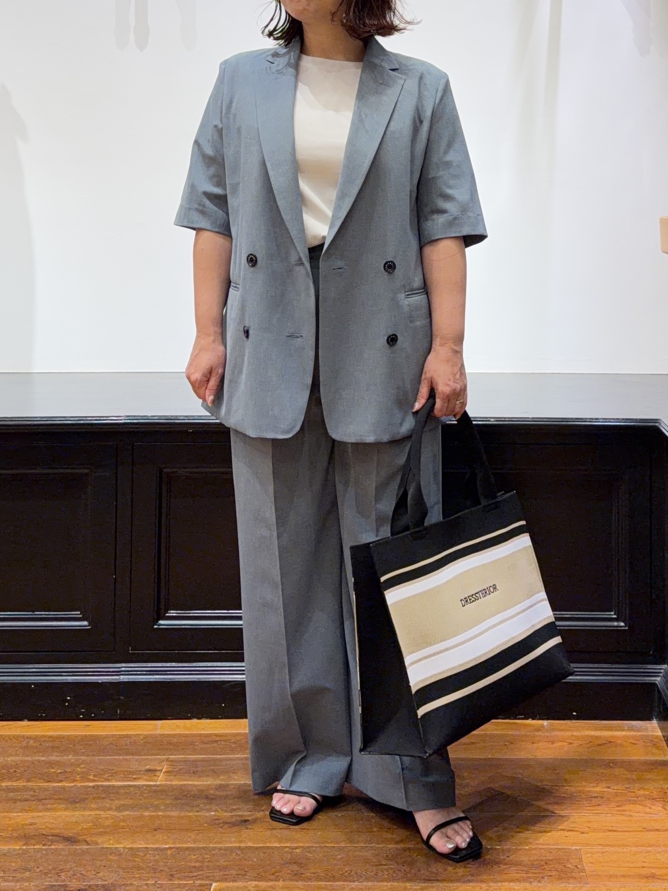 Asamiさんの「DRESSTERIOR｜【otonaMUSE5月号掲載/セットアップ可】ウォッシャブルイージーサマージャケット」を使ったコーディネート