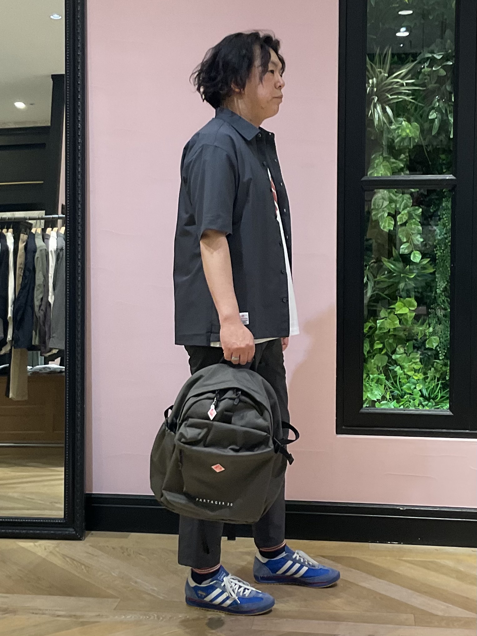 Nagaseさんの「DRESSTERIOR｜【セットアップ可/速乾/防しわ】COOL DOTS ショートスリーブシャツ」を使ったコーディネート