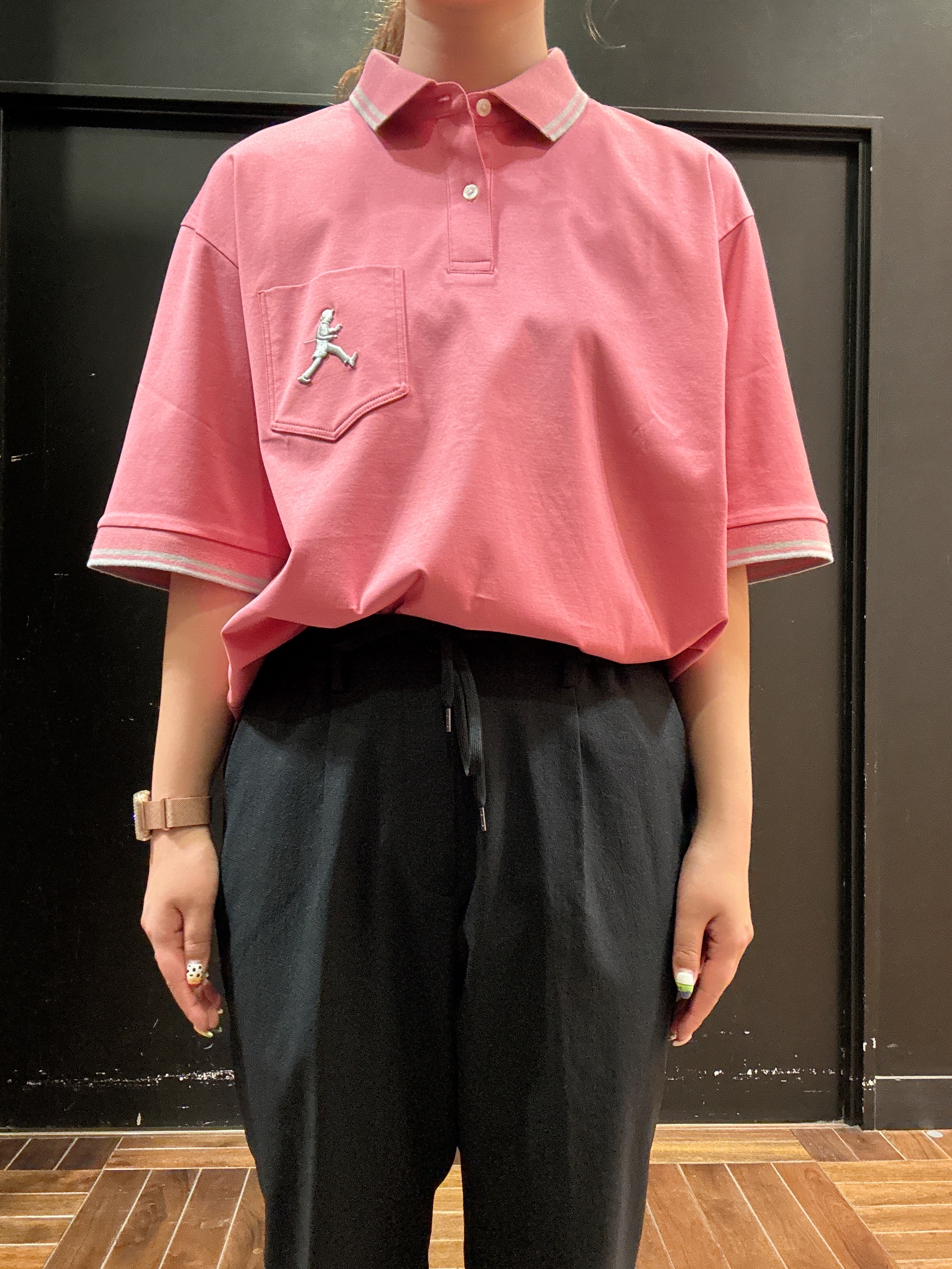 ヒナさんの「TAKEO KIKUCHI｜【BOWLER HAT LABEL】アイスクリアコットン ボーラーハットウォーカー ポロシャツ」を使ったコーディネート