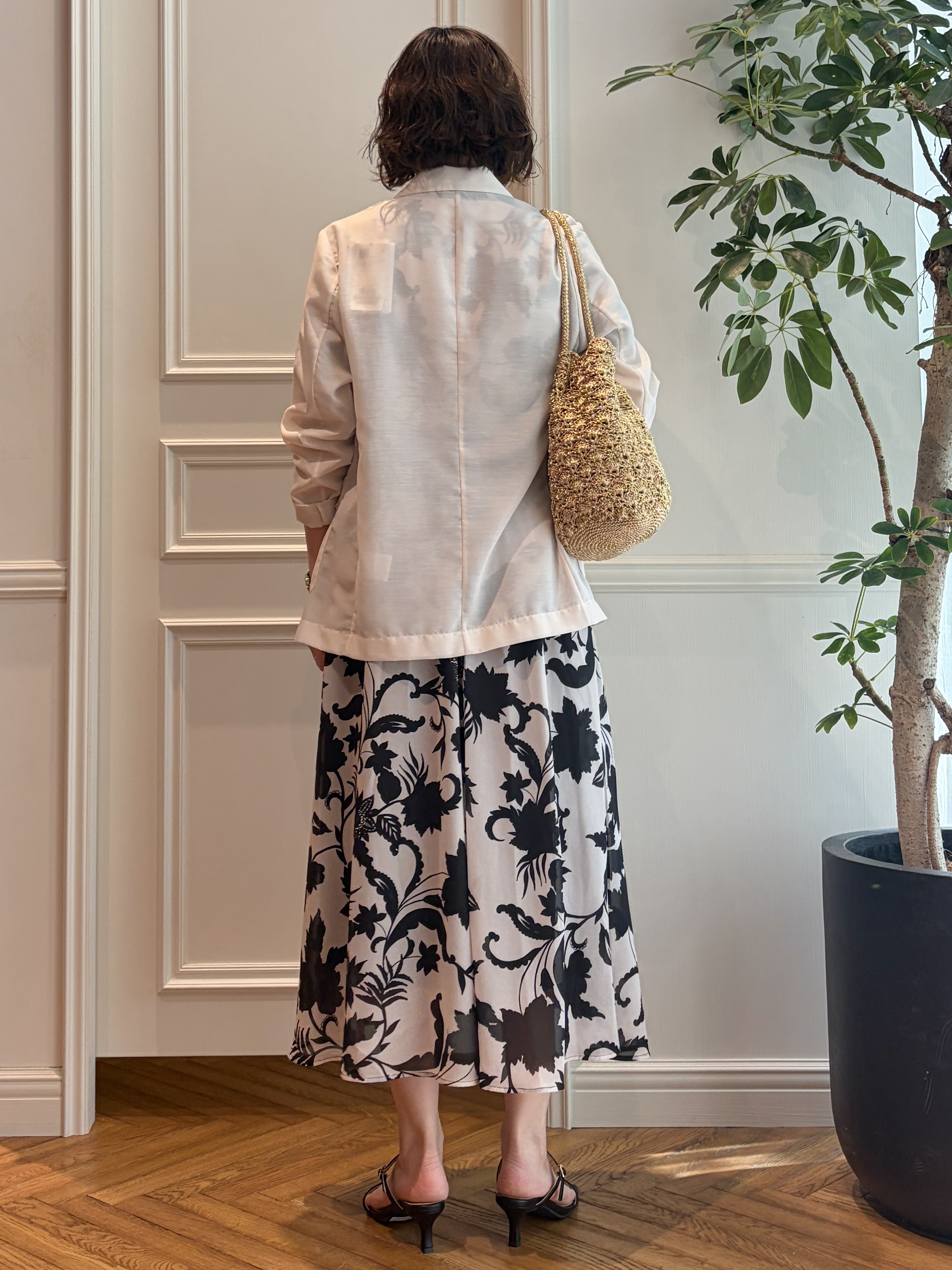 nakaoさんの「DRESSTERIOR｜【接触冷感/防シワ機能/ウォッシャブル】クールタッチ リネンブレンドシアージャケット」を使ったコーディネート