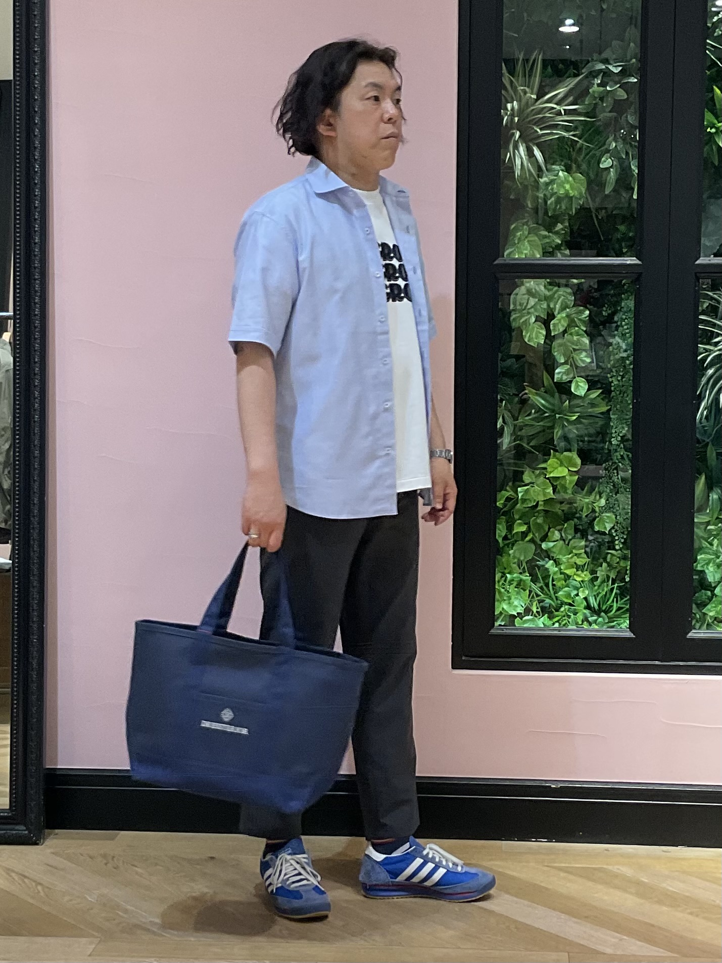 Nagaseさんの「DRESSTERIOR｜【速乾素材】メッシュエアー ハーフスリーブシャツ」を使ったコーディネート