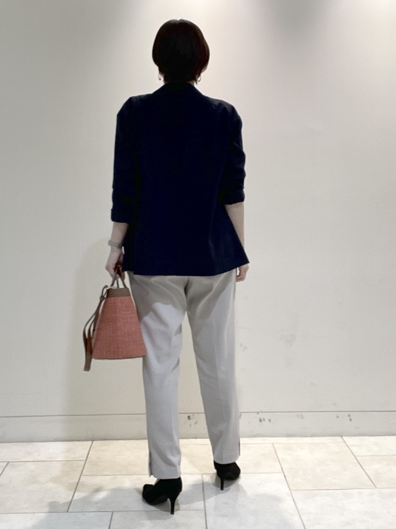 フミさんの「Reflect｜【SS-4Lサイズ／接触冷感／シワになりにくい】リラクシーテーラードジャケット」を使ったコーディネート