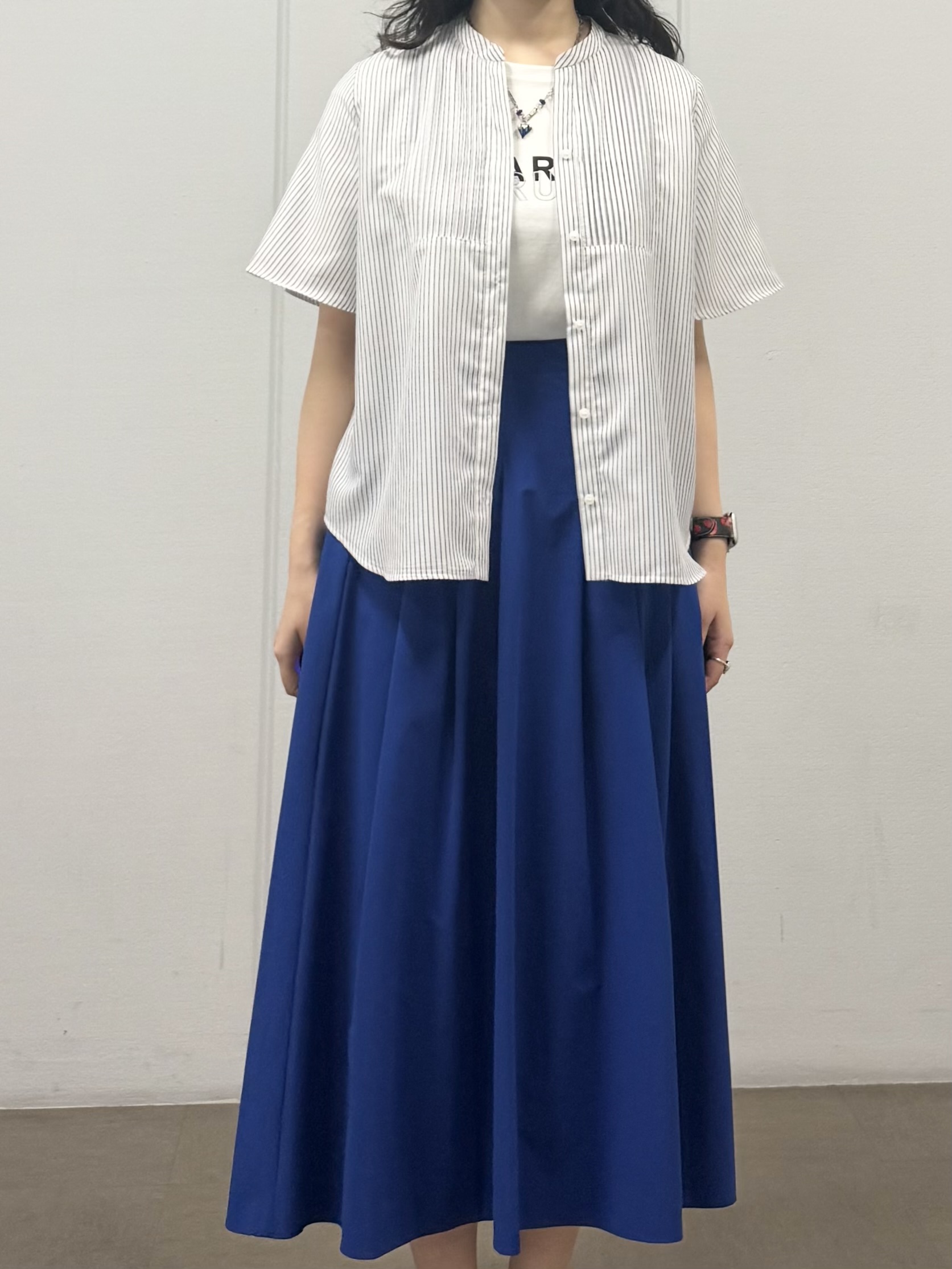 mizukiさんの「INDIVI｜【UVケア／選べるグラフィック】スムースジャージTシャツ」を使ったコーディネート