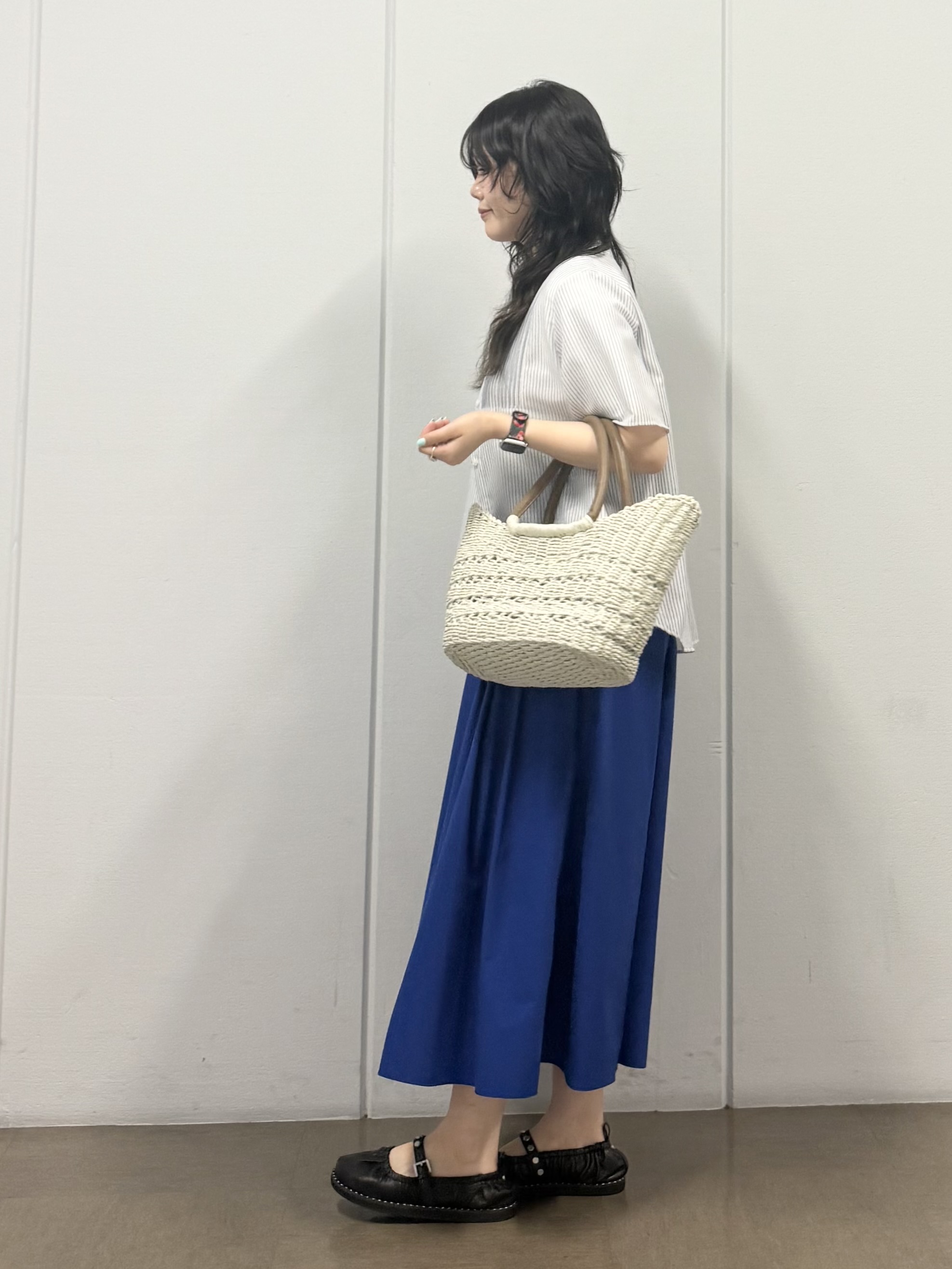 mizukiさんの「INDIVI｜【UVケア／選べるグラフィック】スムースジャージTシャツ」を使ったコーディネート