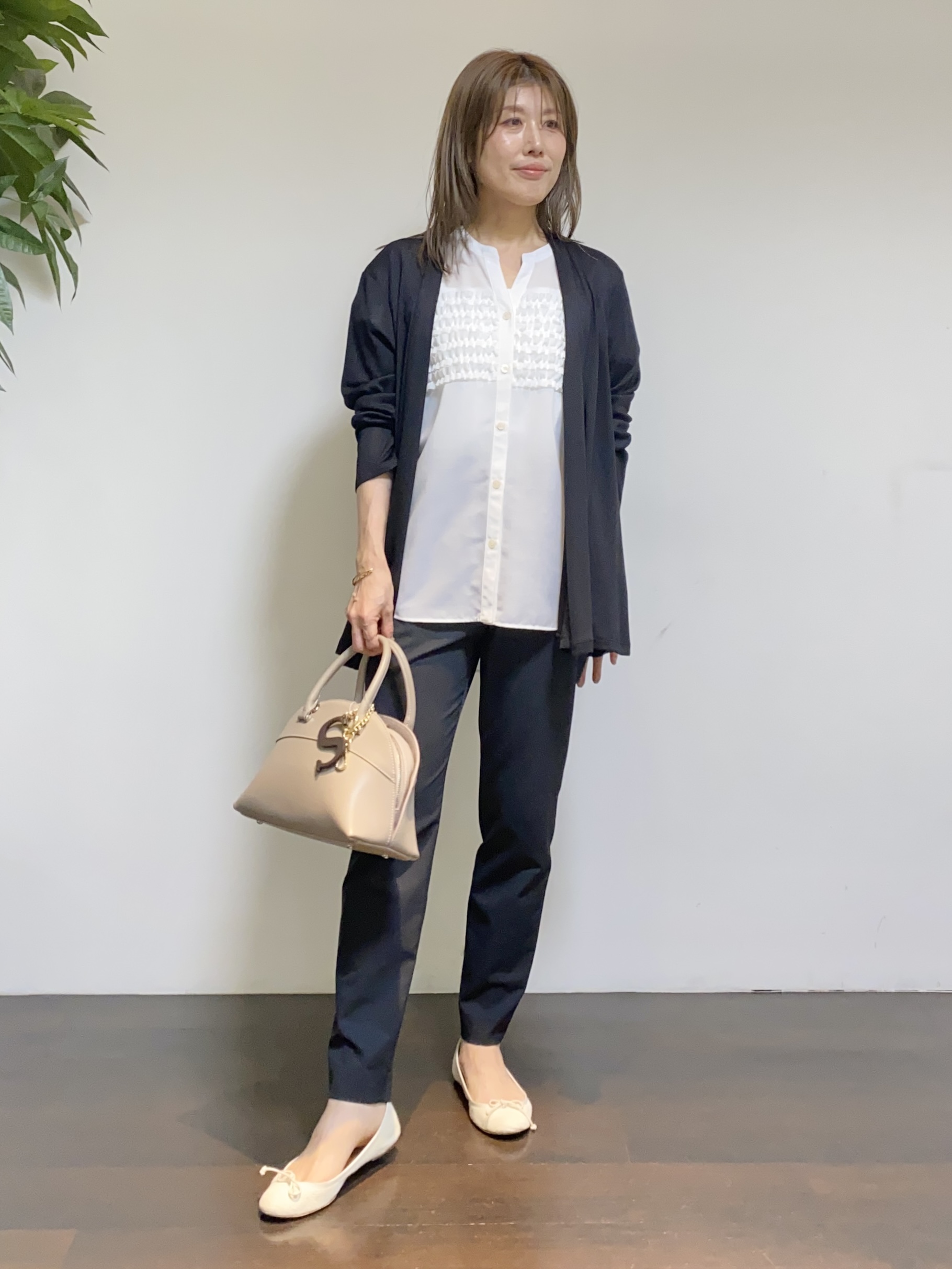 tomoさんの「UNTITLED｜【接触冷感/UVカット/遮熱機能】フライスジャージカーディガン」を使ったコーディネート