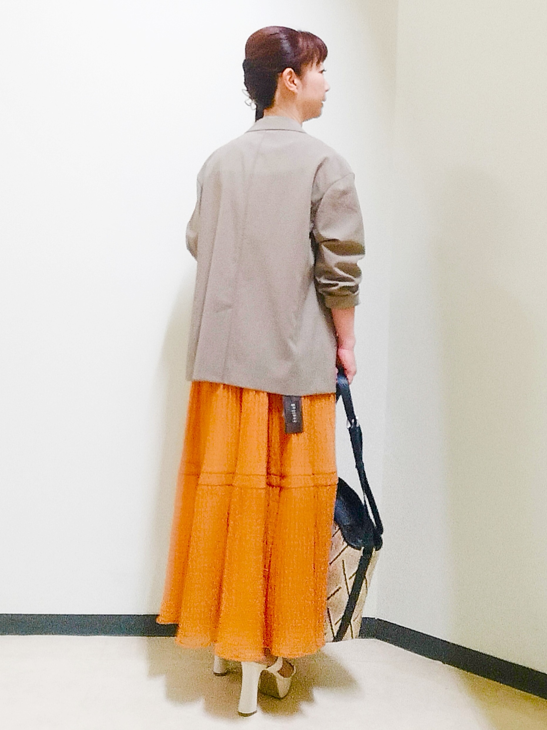 花さんの「Reflect｜【SS-4Lサイズ／接触冷感／シワになりにくい】リラクシーテーラードジャケット」を使ったコーディネート