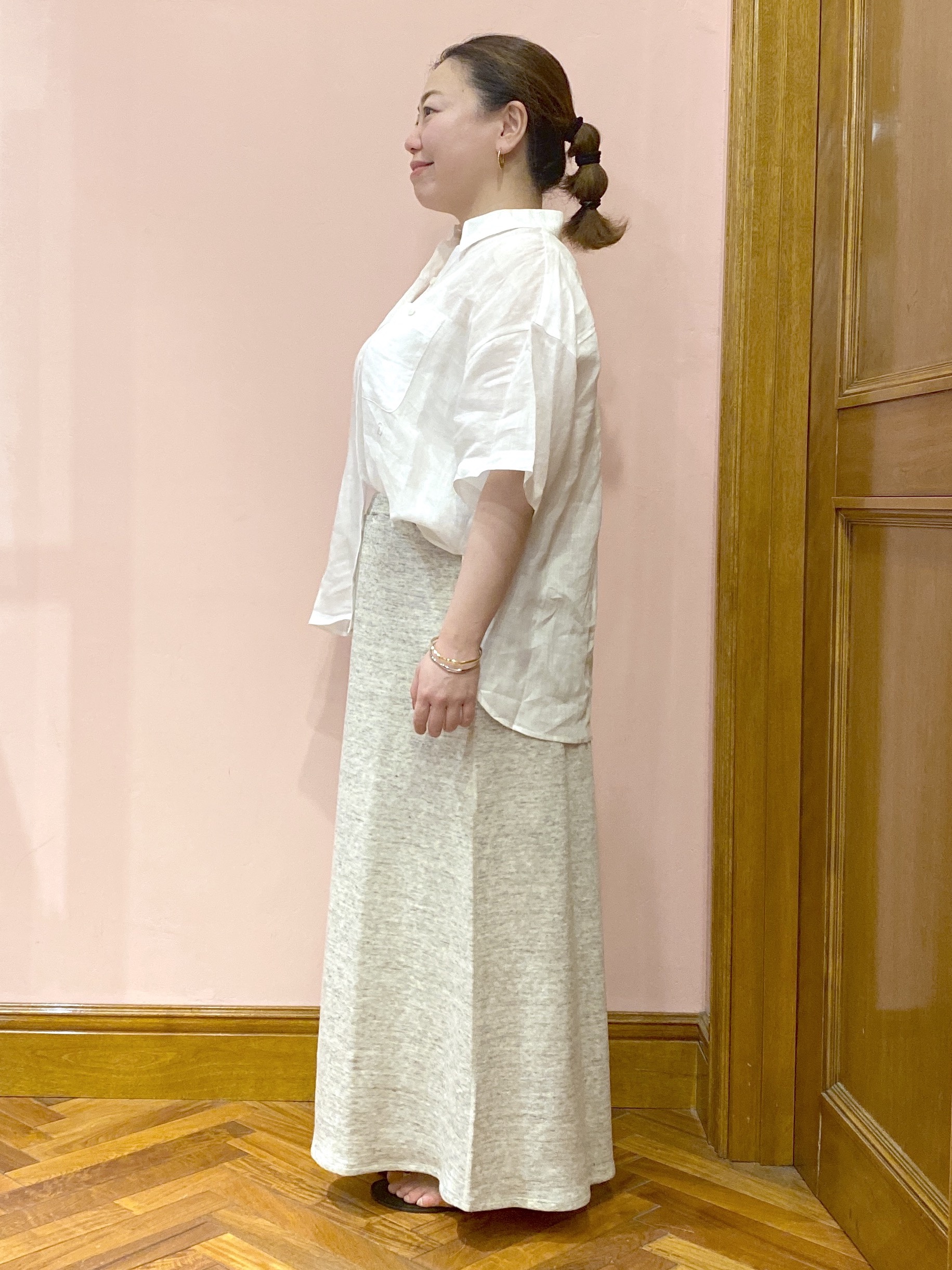 Ayano.Kさんの「DRESSTERIOR｜ピュアラミー シャツ」を使ったコーディネート