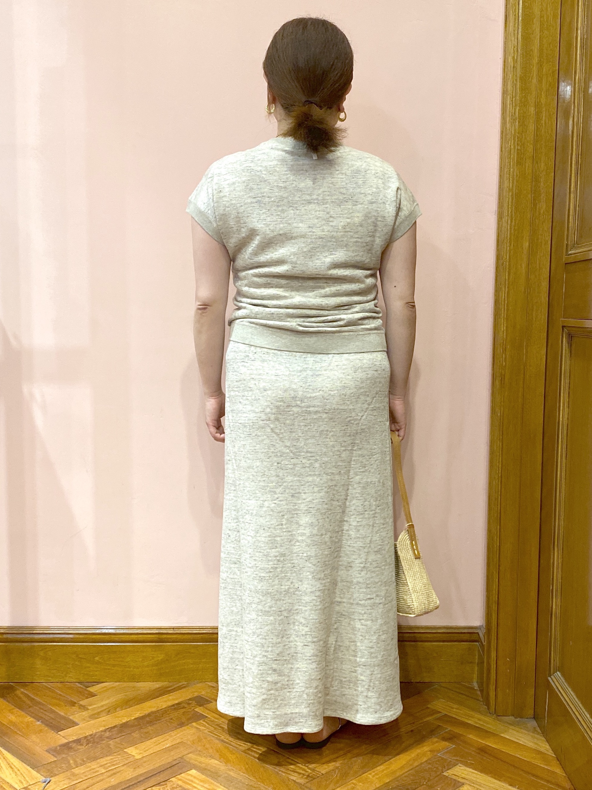 Ayano.Kさんの「DRESSTERIOR｜【接触冷感/防シワ機能/ウォッシャブル】クールタッチ リネンブレンドシアージャケット」を使ったコーディネート