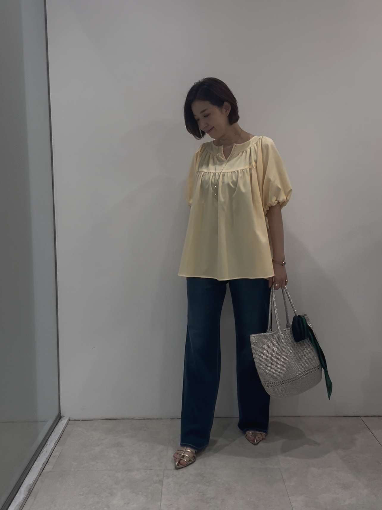 まどかさんの「UNTITLED｜ギャザーデザインブラウス」を使ったコーディネート