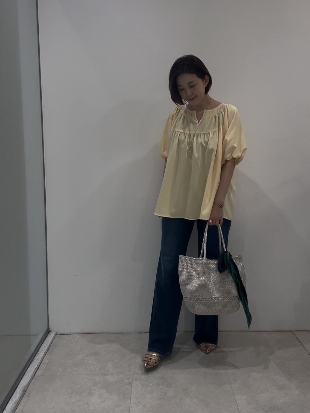 まどかさんの「UNTITLED｜ギャザーデザインブラウス」を使ったコーディネート