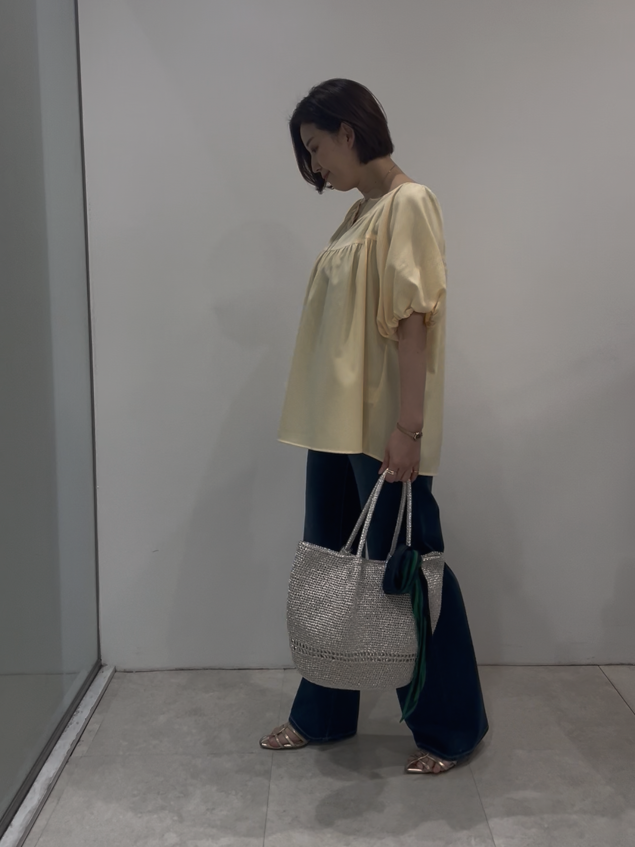 まどかさんの「UNTITLED｜ギャザーデザインブラウス」を使ったコーディネート