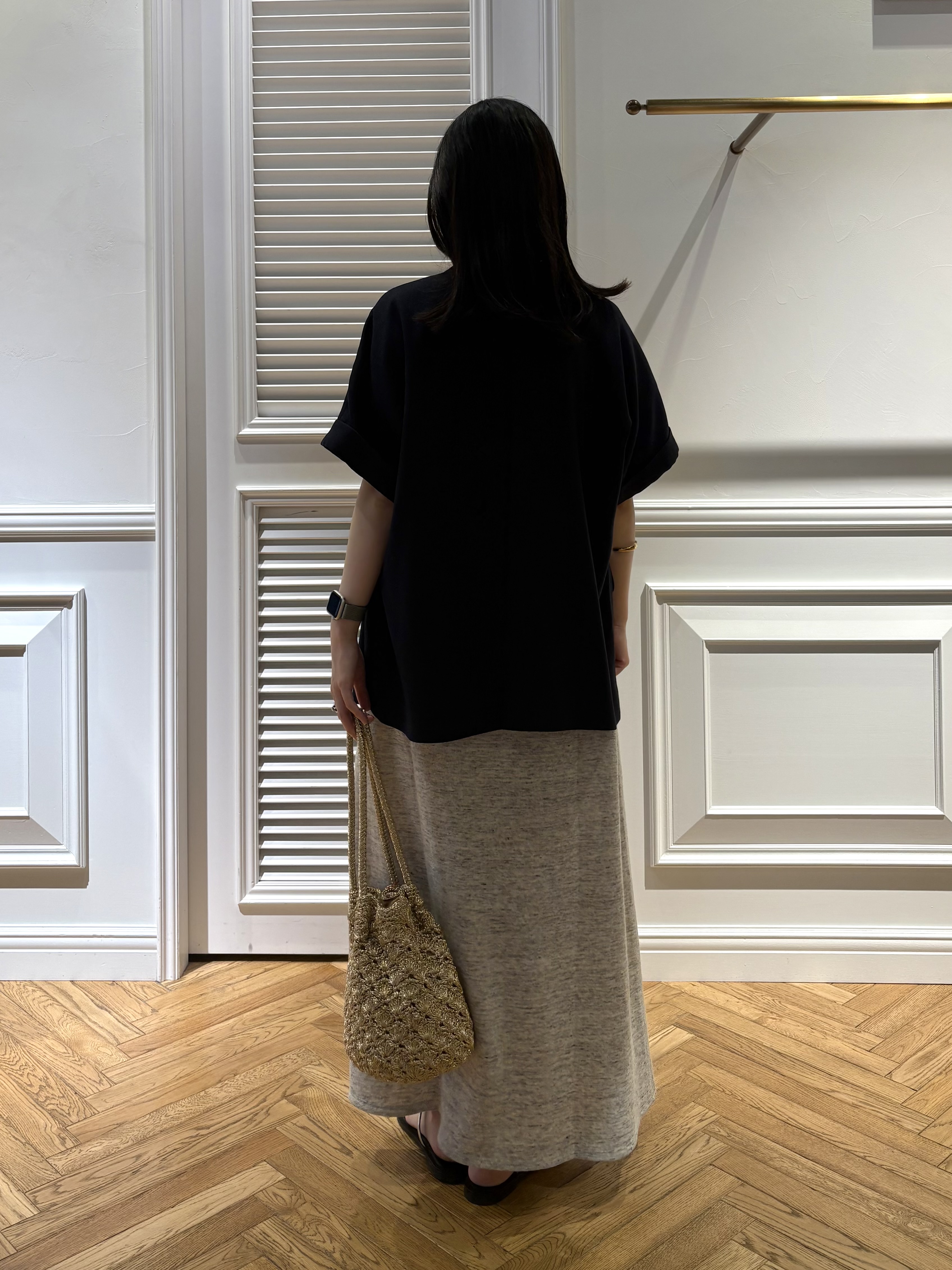 cocoさんの「DRESSTERIOR｜【ウォッシャブル／セットアップ可】リネン混裏毛フレンチプルオーバー」を使ったコーディネート