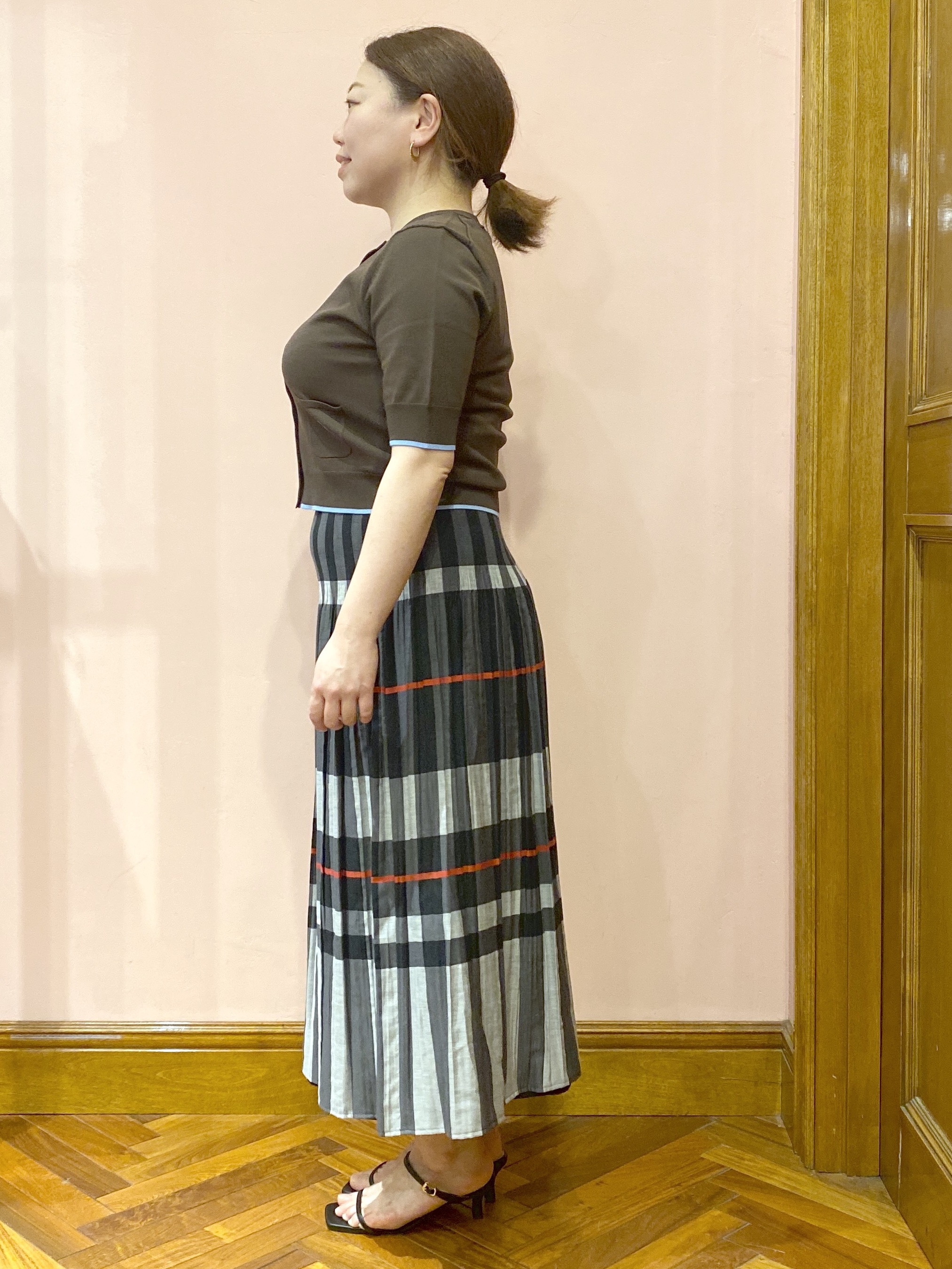 Ayano.Kさんの「DRESSTERIOR｜【UVカット/ウォッシャブル】クールタッチ ニットカーディガン」を使ったコーディネート