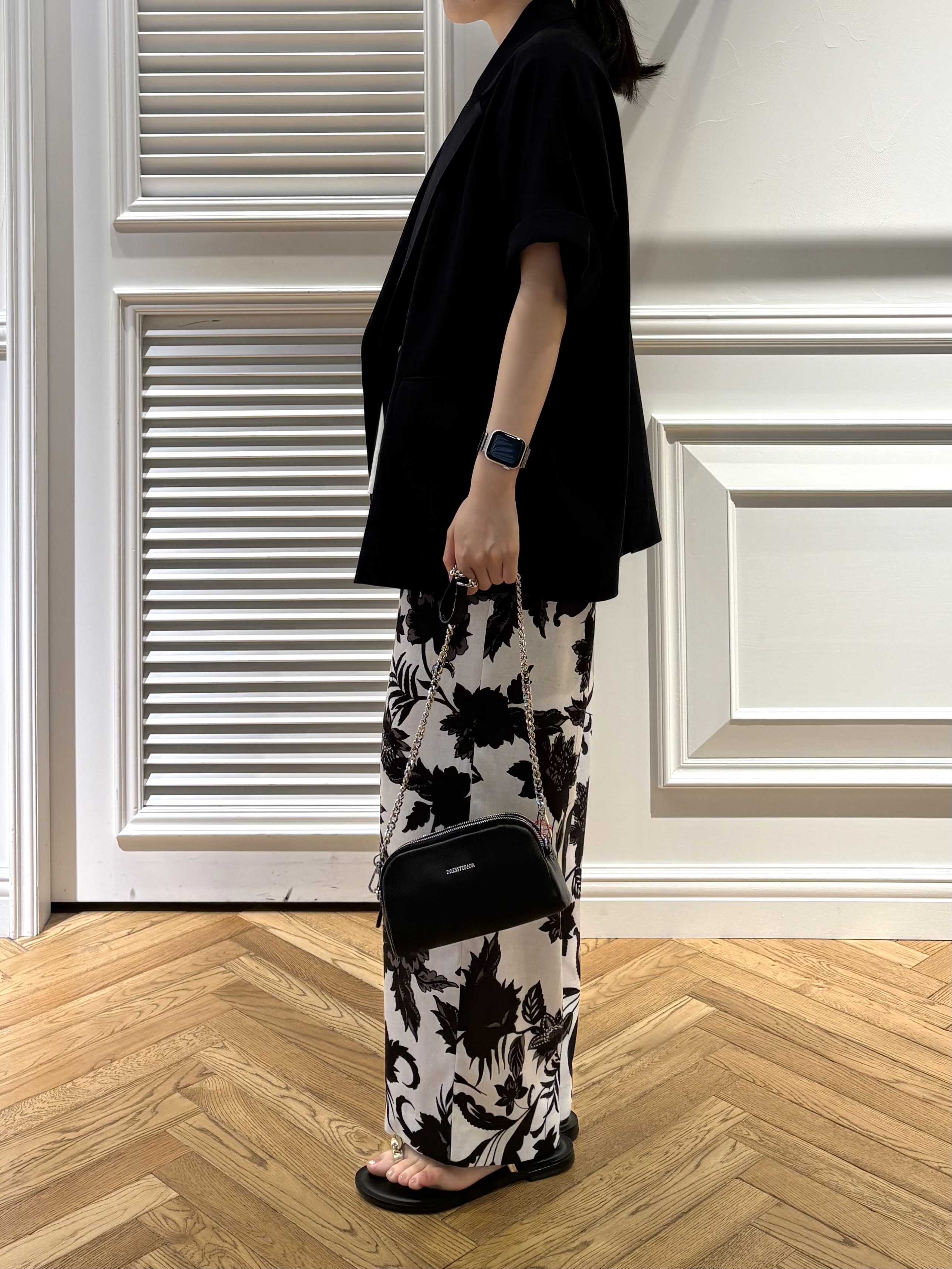 cocoさんの「DRESSTERIOR｜【接触冷感／抗菌防臭／消臭】アイスクリアコットンTシャツ」を使ったコーディネート