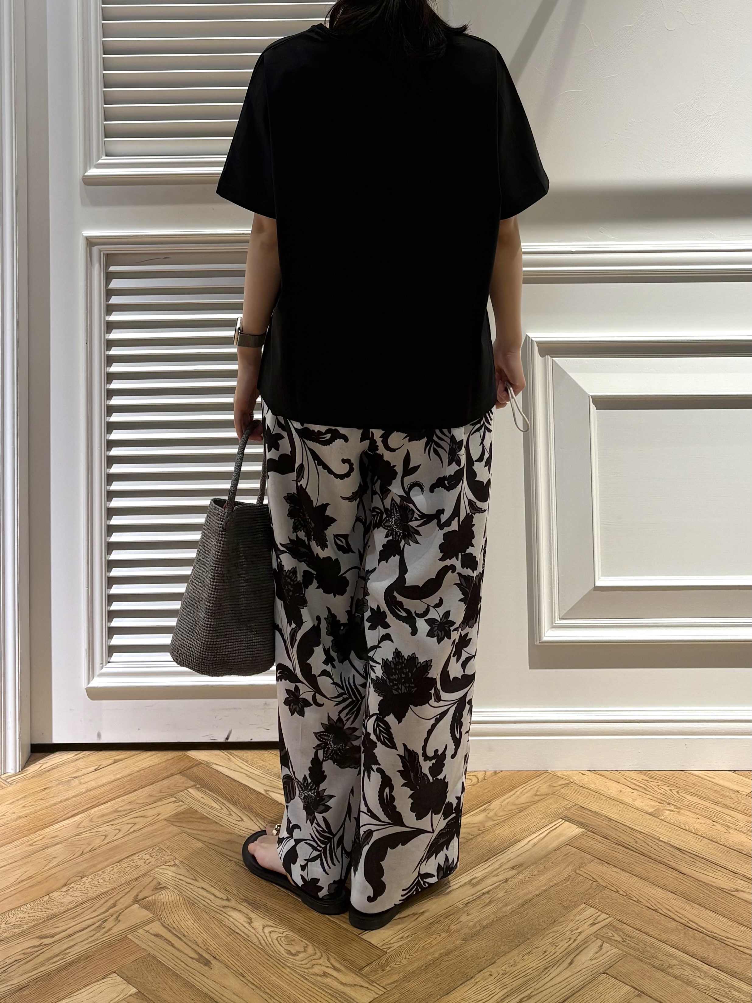 cocoさんの「DRESSTERIOR｜【接触冷感／抗菌防臭／消臭】アイスクリアコットンドルマンTシャツ」を使ったコーディネート
