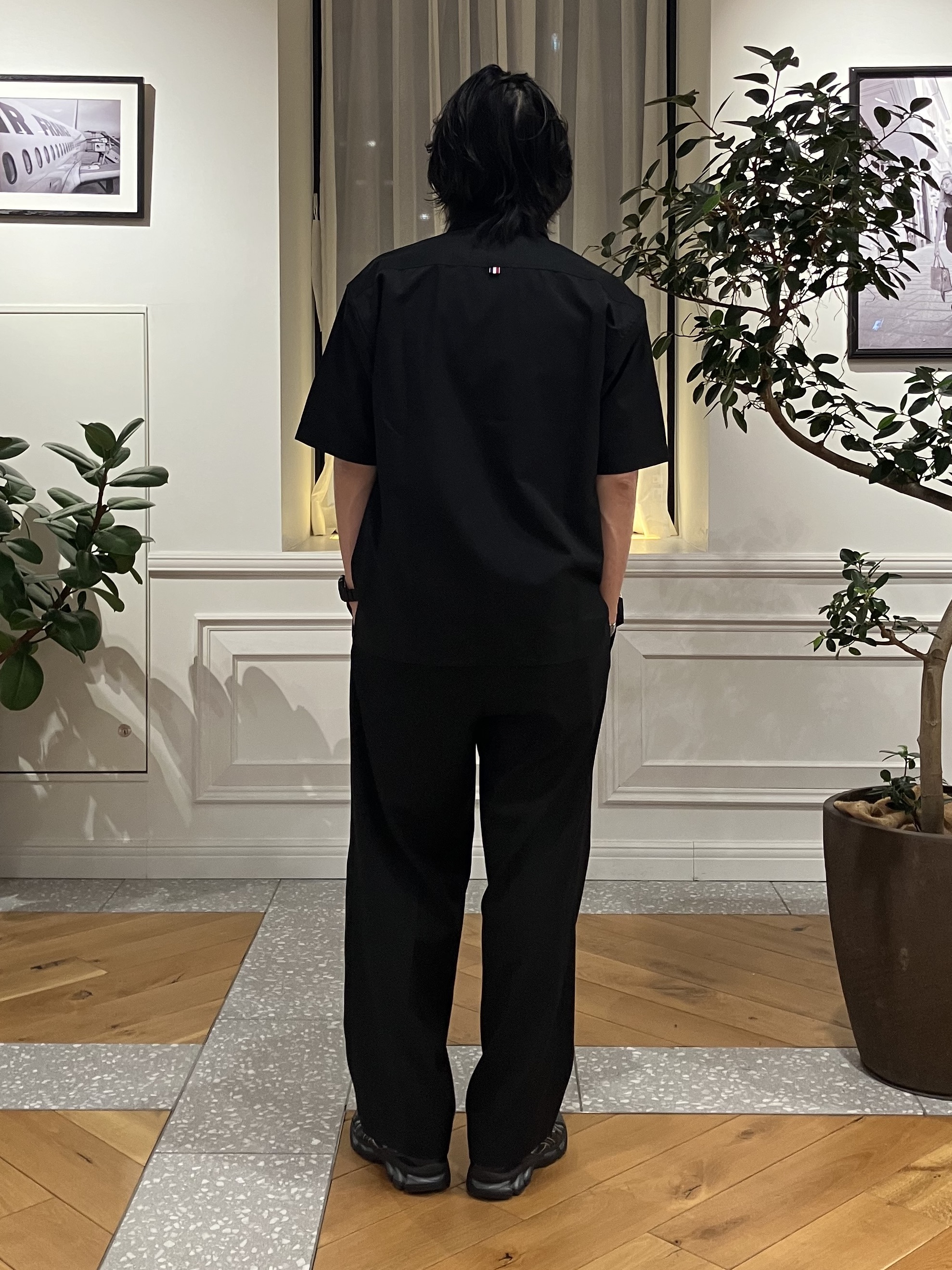junyaさんの「DRESSTERIOR｜【セットアップ可/速乾/防しわ】COOL DOTS ショートスリーブシャツ」を使ったコーディネート
