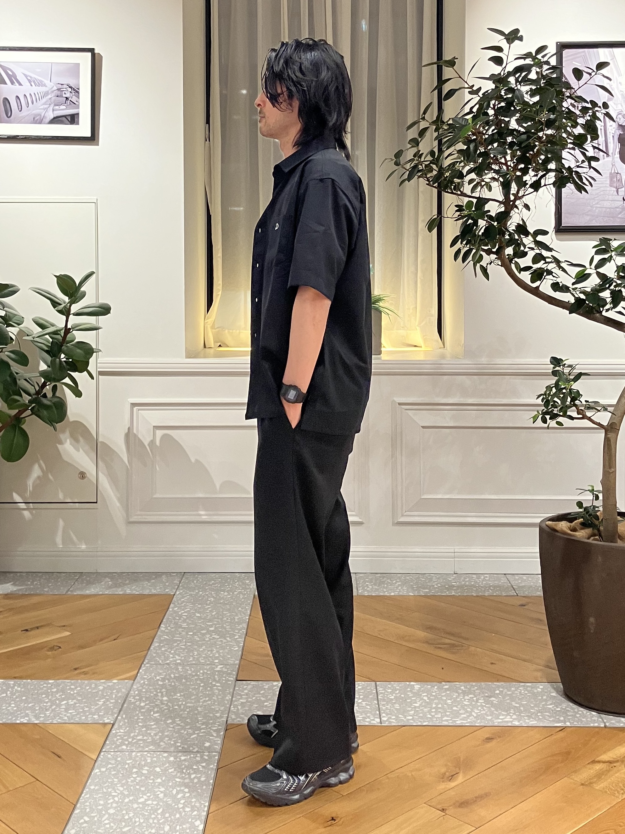 junyaさんの「DRESSTERIOR｜【セットアップ可/速乾/防しわ】COOL DOTS ショートスリーブシャツ」を使ったコーディネート