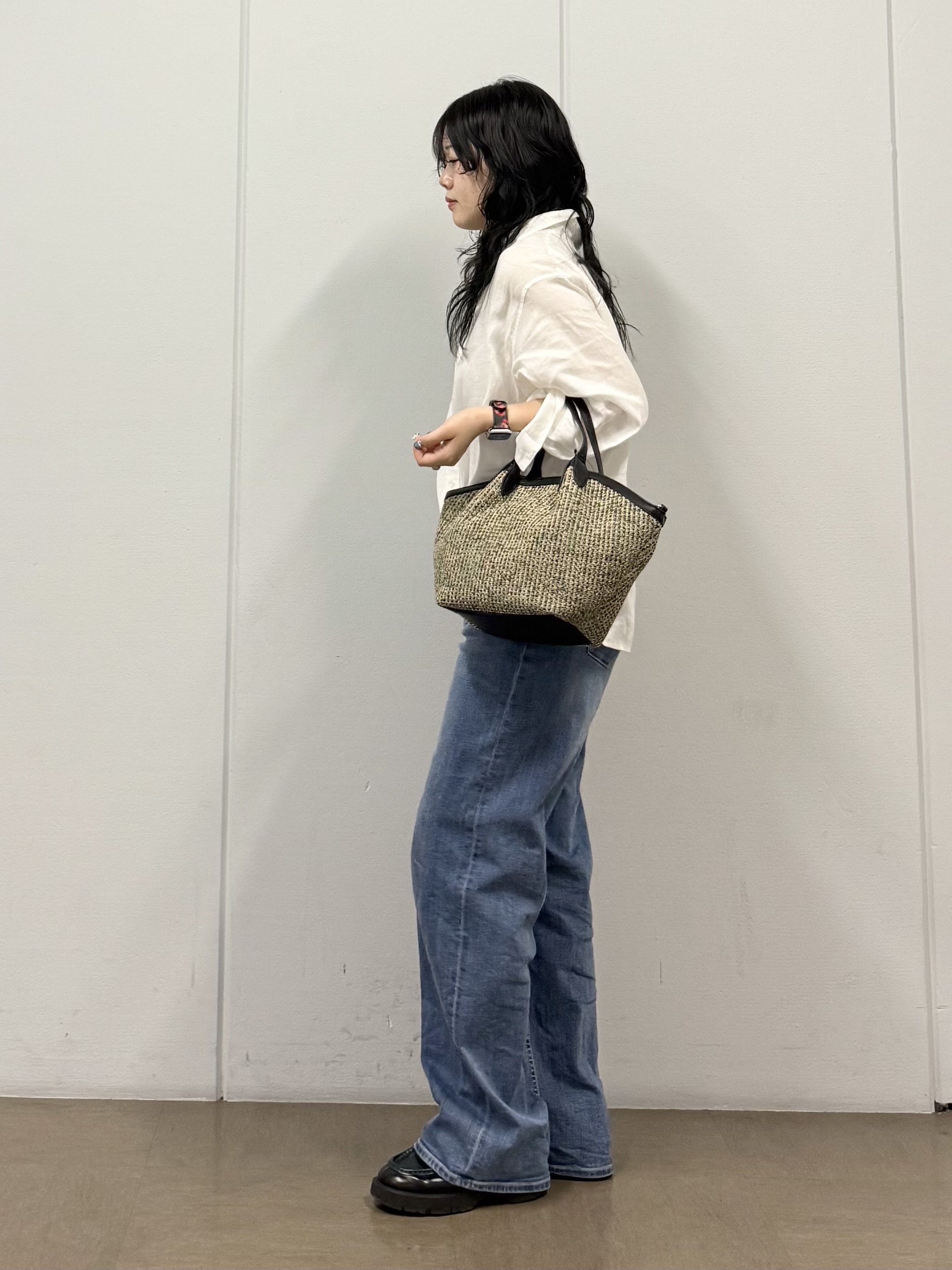 mizukiさんの「INDIVI｜【洗える／UVケア／SETUP可能】サッカー素材テーラードジャケット」を使ったコーディネート