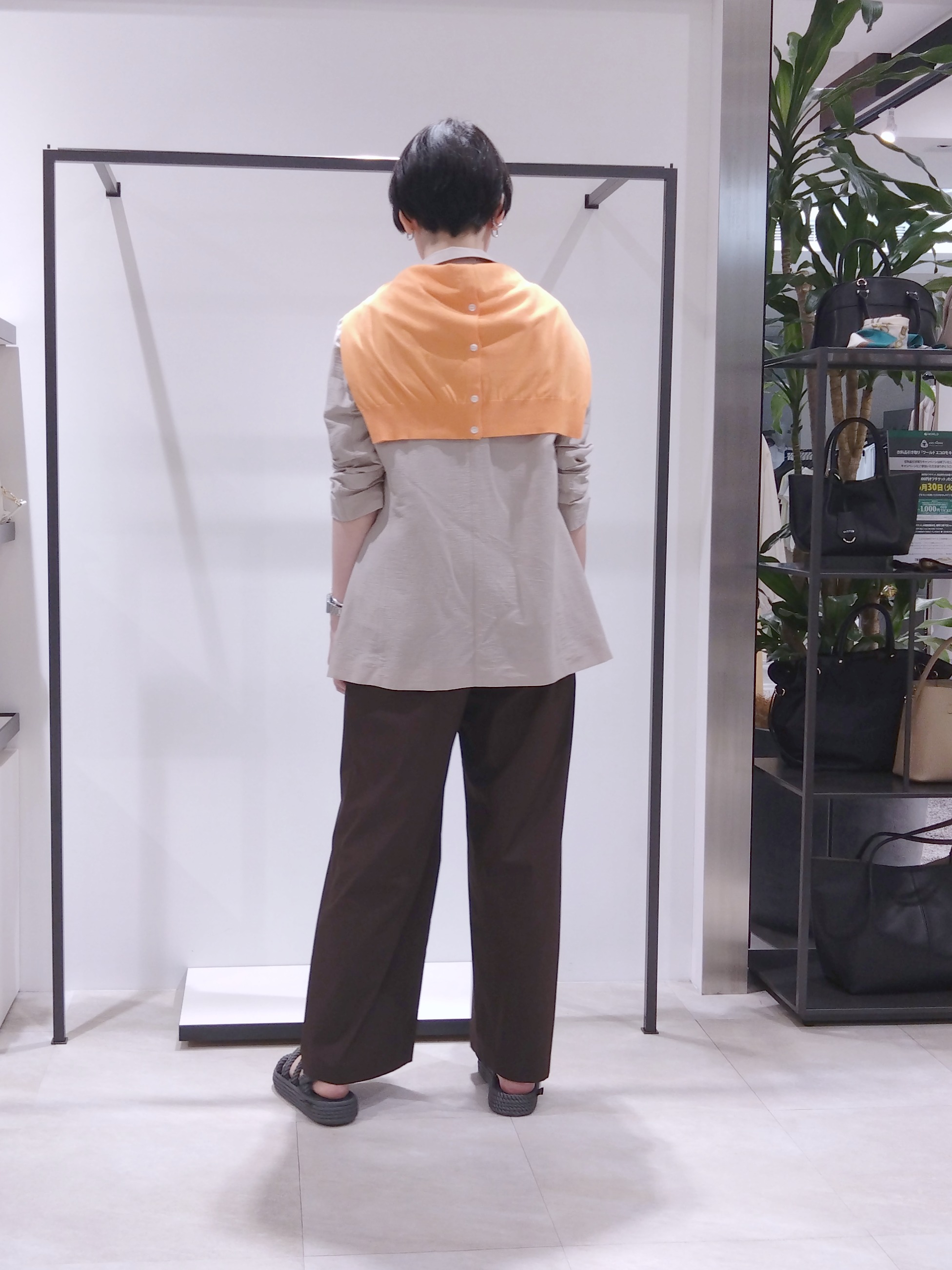 まちこさんの「UNTITLED｜【程よいシアー感/洗える】エアリーバイオジャケット」を使ったコーディネート