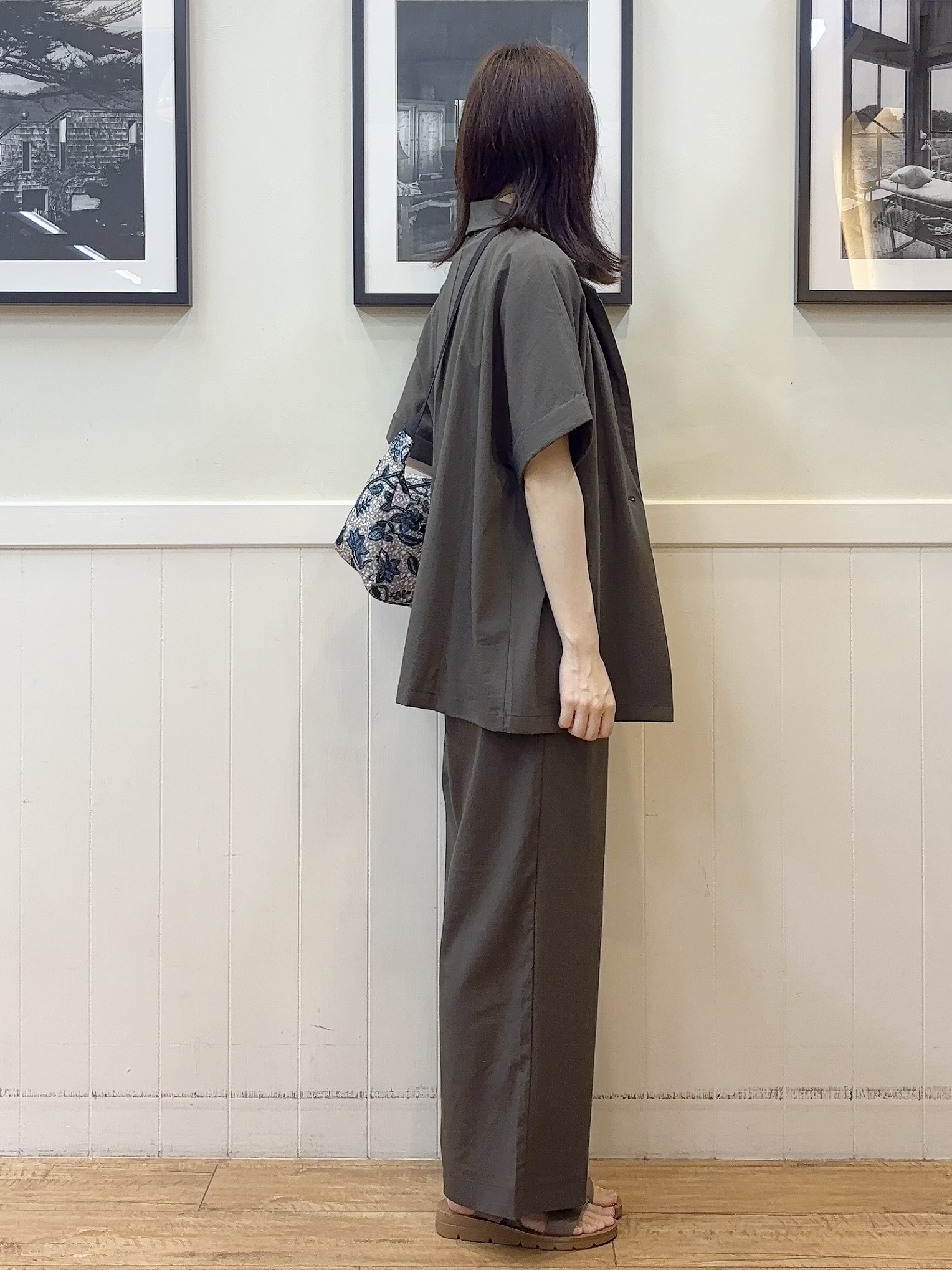 えぬさんの「SHOO･LA･RUE｜【高レビュー/洗濯機可/セットアップ可】軽凛(かろりん) ひんやり半袖ジャケット」を使ったコーディネート