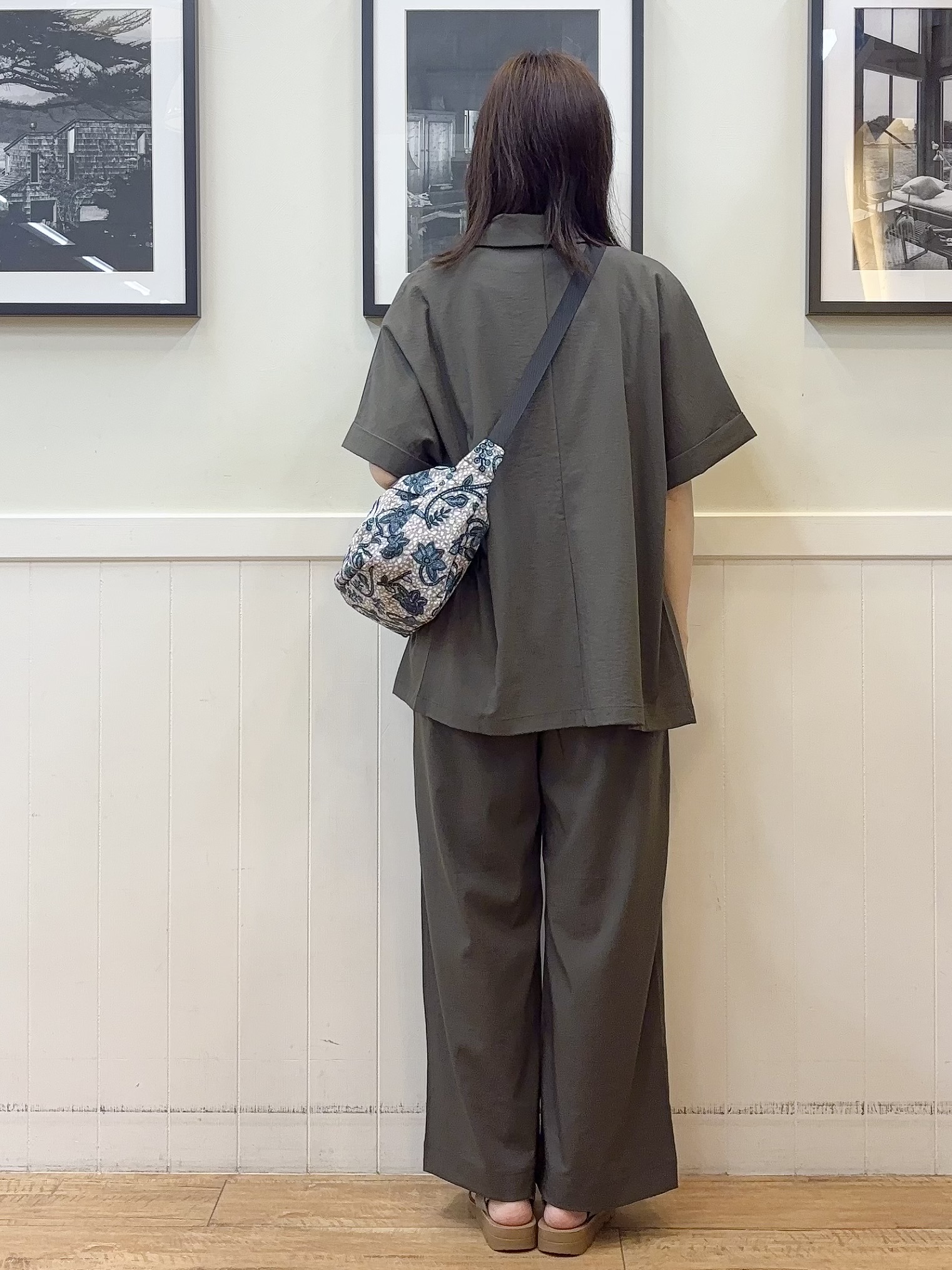 えぬさんの「SHOO･LA･RUE｜【高レビュー/洗濯機可/セットアップ可】軽凛(かろりん) ひんやり半袖ジャケット」を使ったコーディネート