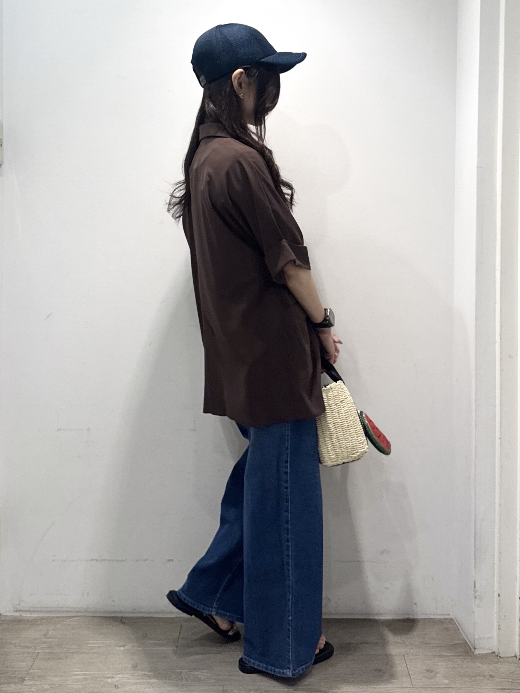yuicciさんの「OPAQUE.CLIP｜【接触冷感／吸水速乾／防シワ】リネンライクテーラードジャケット《洗濯機OK》」を使ったコーディネート