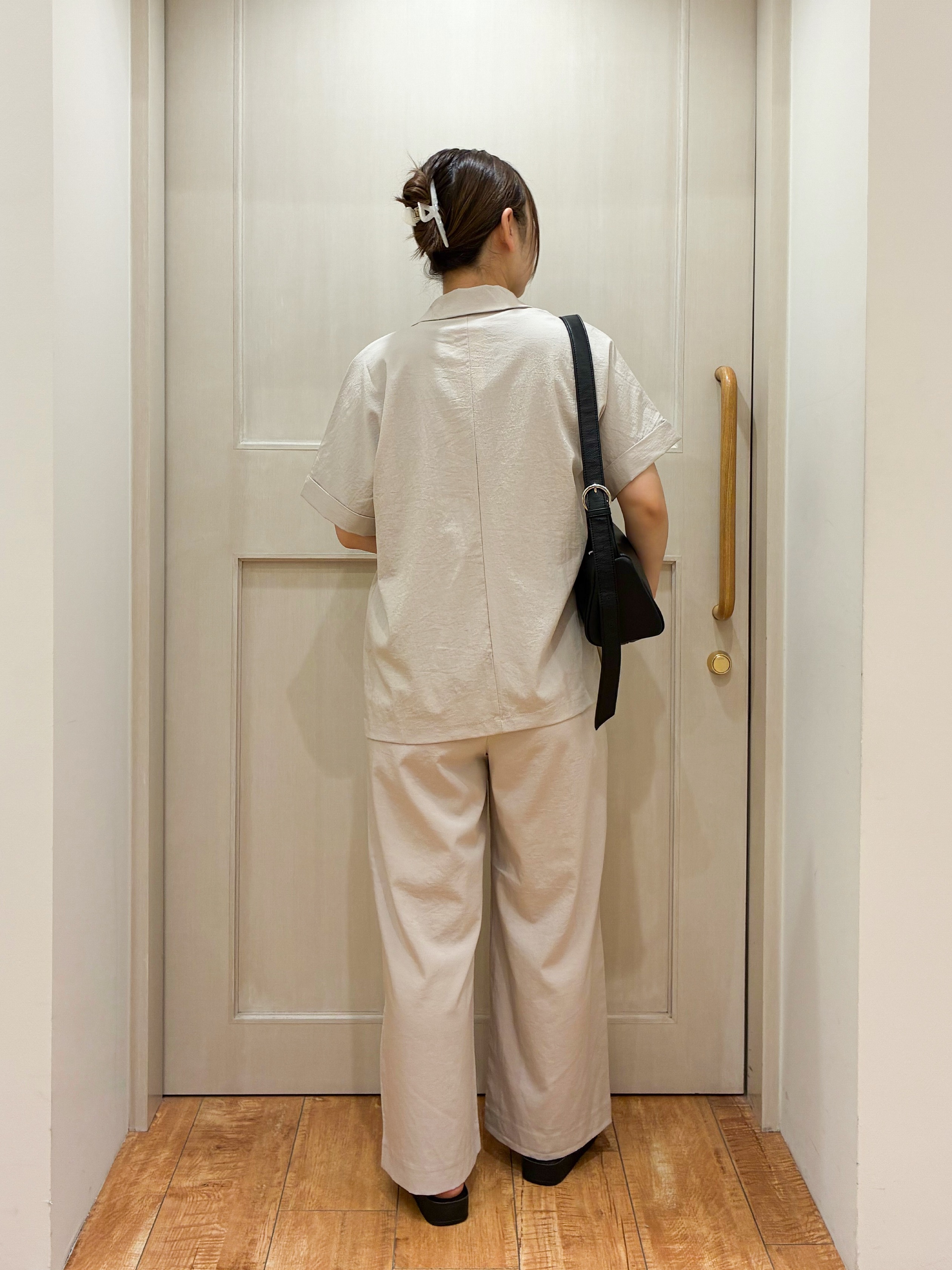 kawaさんの「SHOO･LA･RUE｜【高レビュー/洗濯機可/セットアップ可】軽凛(かろりん) ひんやり半袖ジャケット」を使ったコーディネート