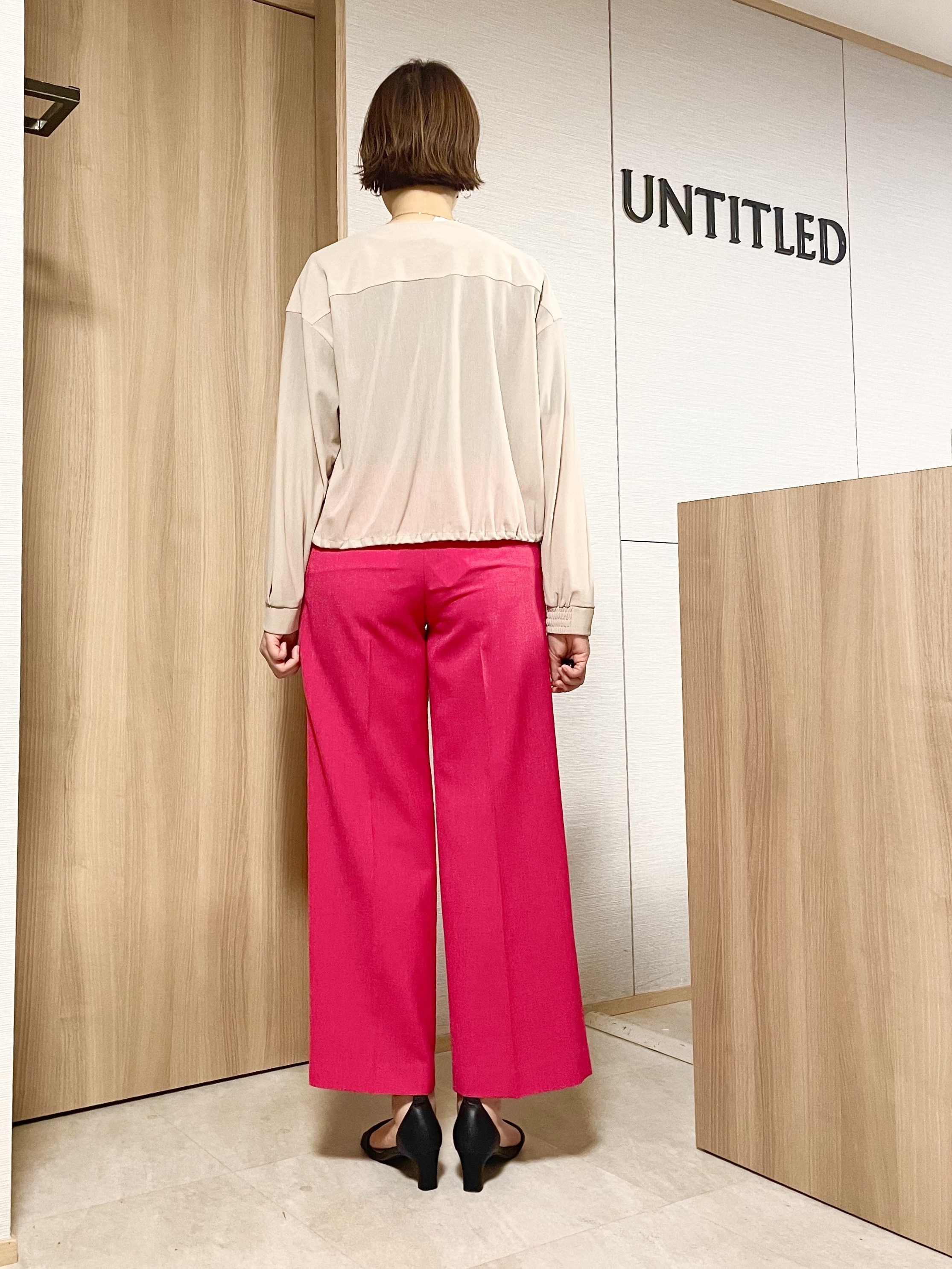 aliceさんの「UNTITLED｜【古畑星夏さん着用/洗える】シアーブルゾン」を使ったコーディネート